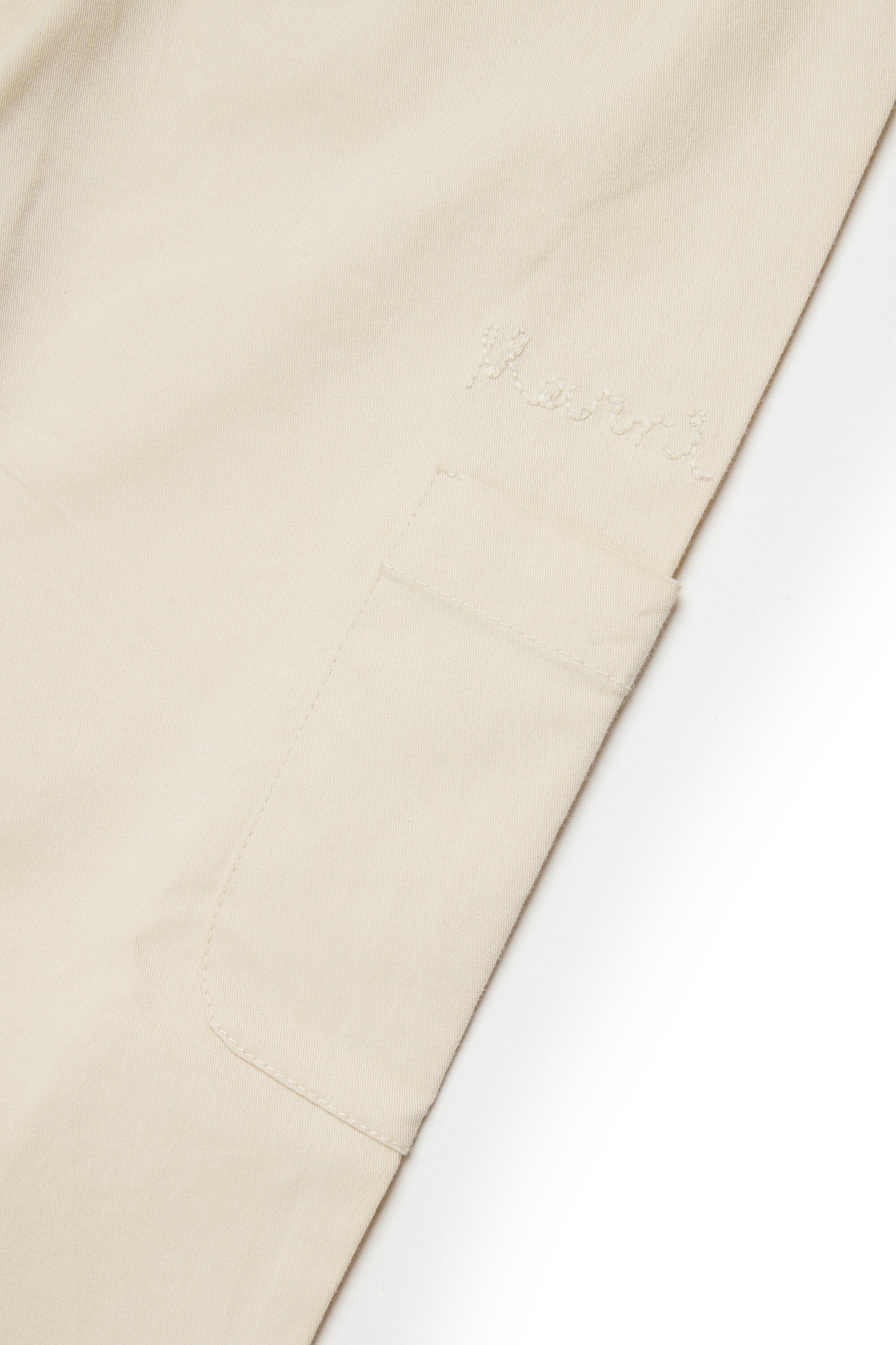 Jumpsuit with ruffles on the shoulders