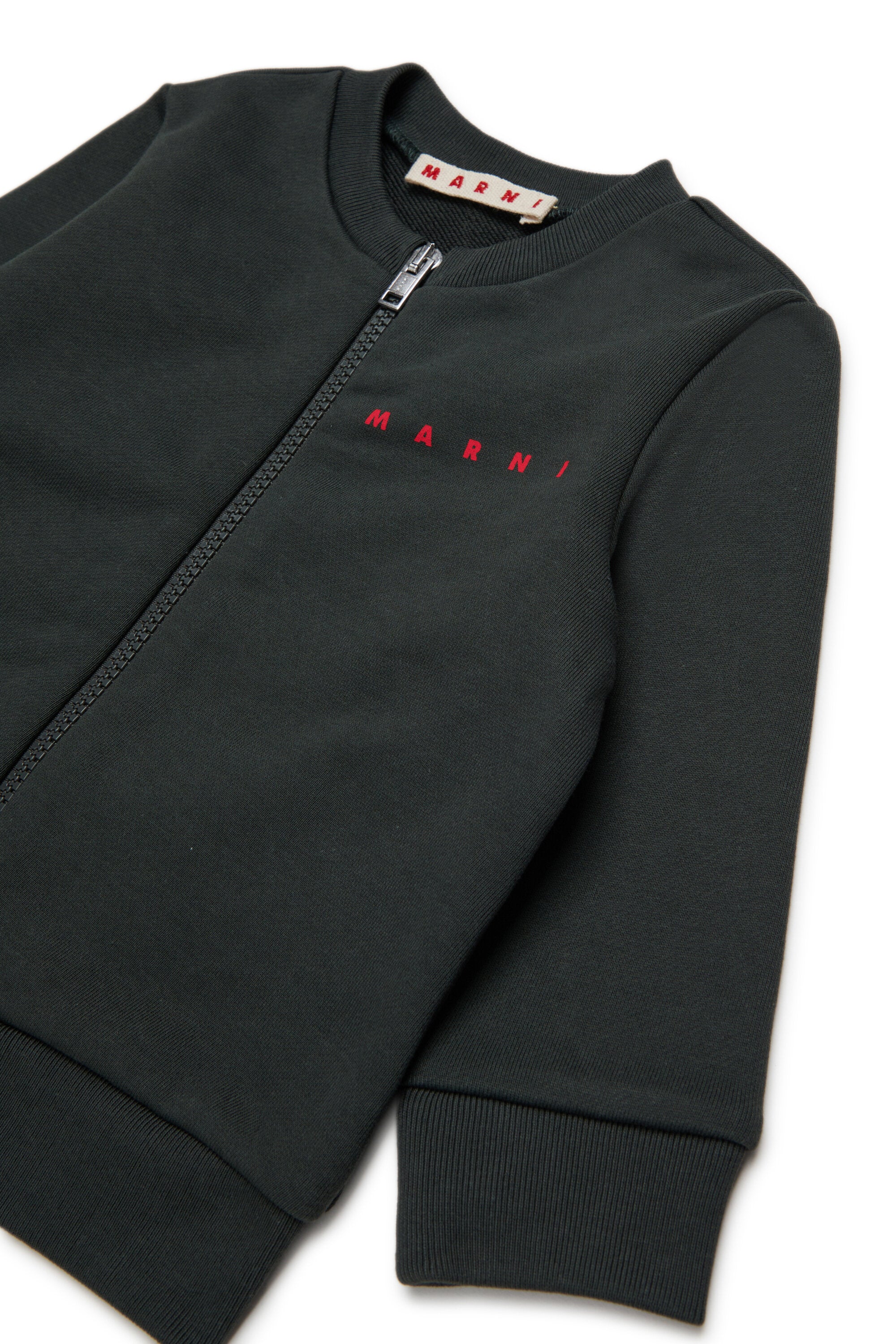 Full-zip sweatshirt with logo