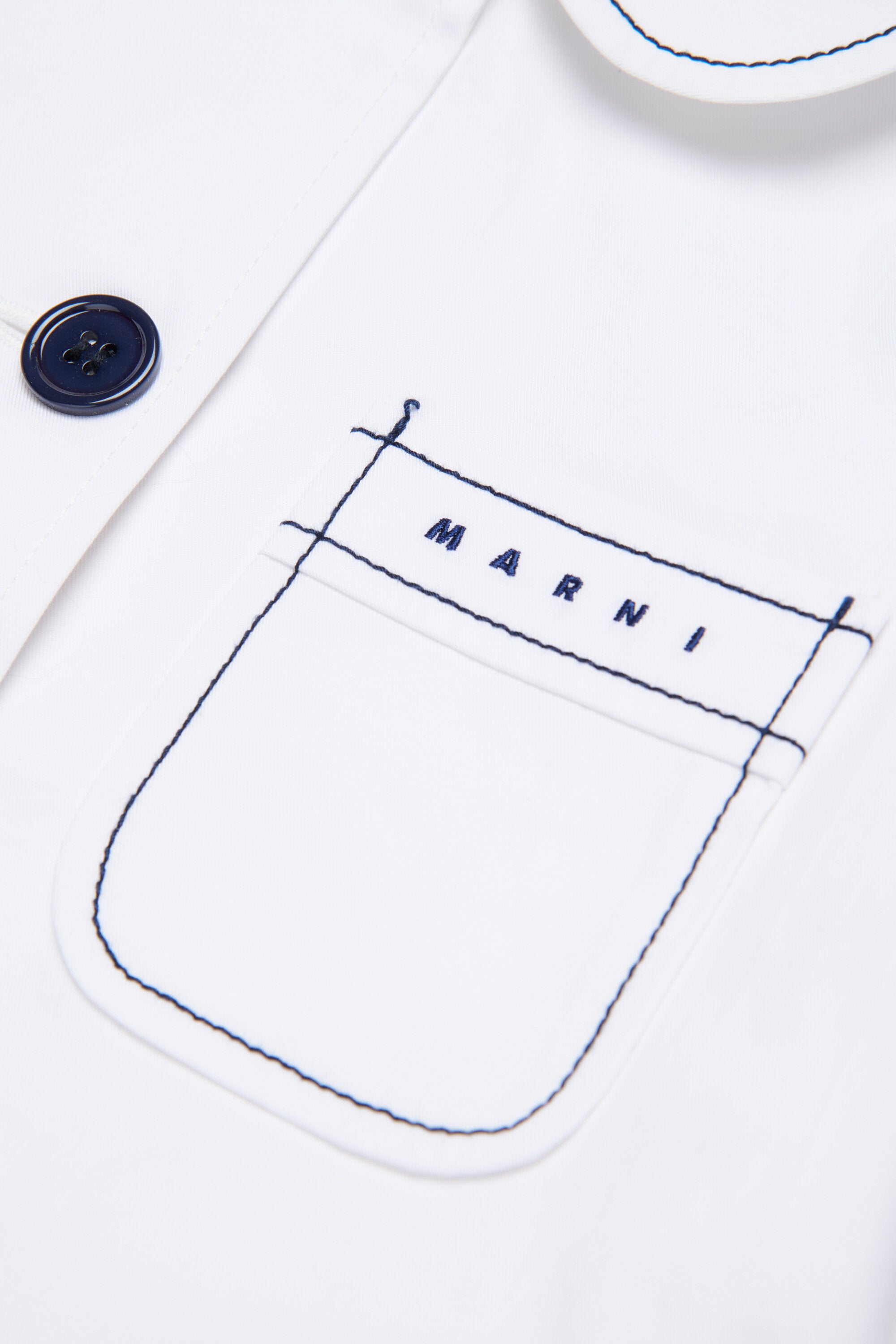 Jacket with printed logo