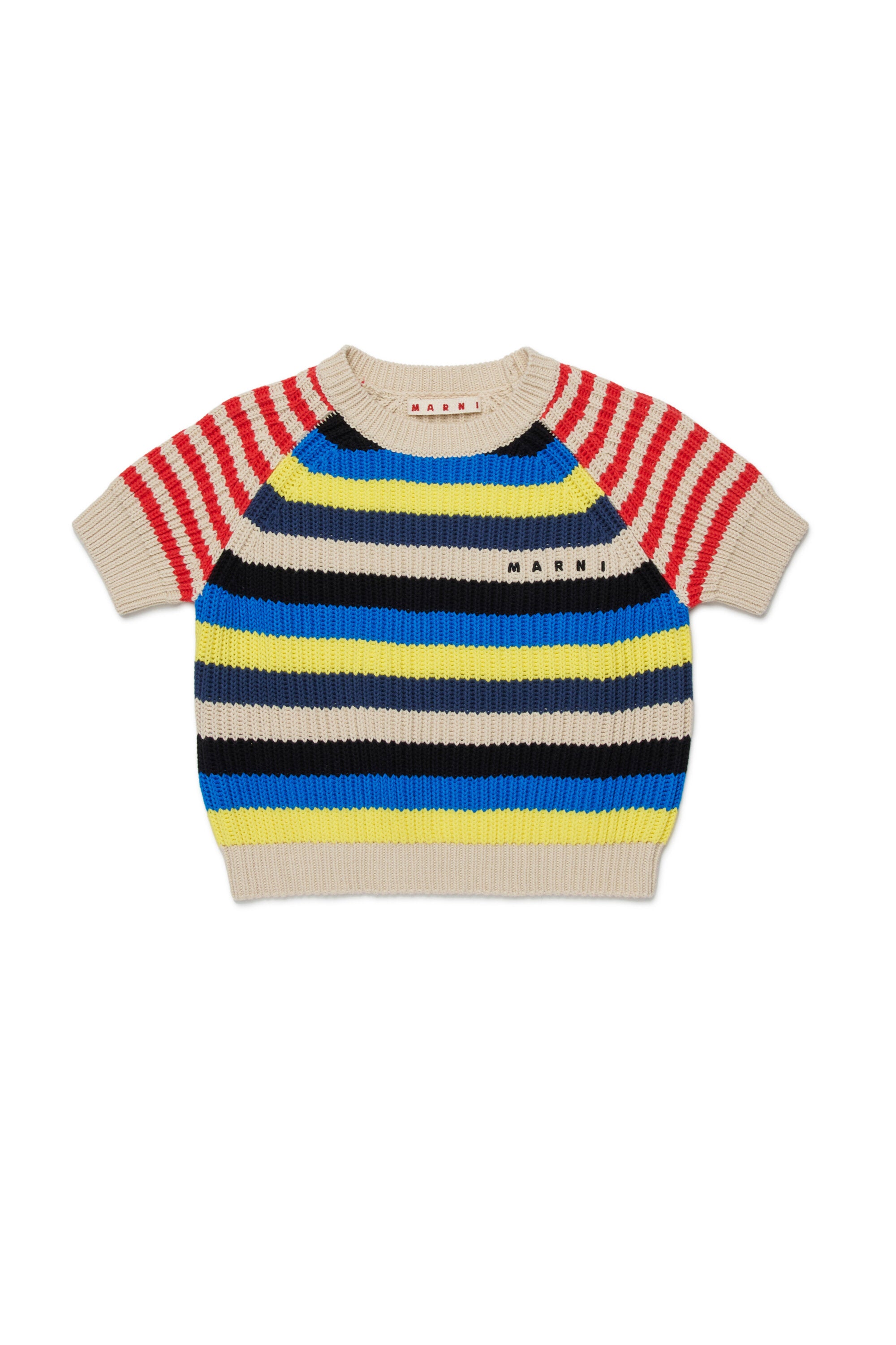 Crew-neck pullover with logo