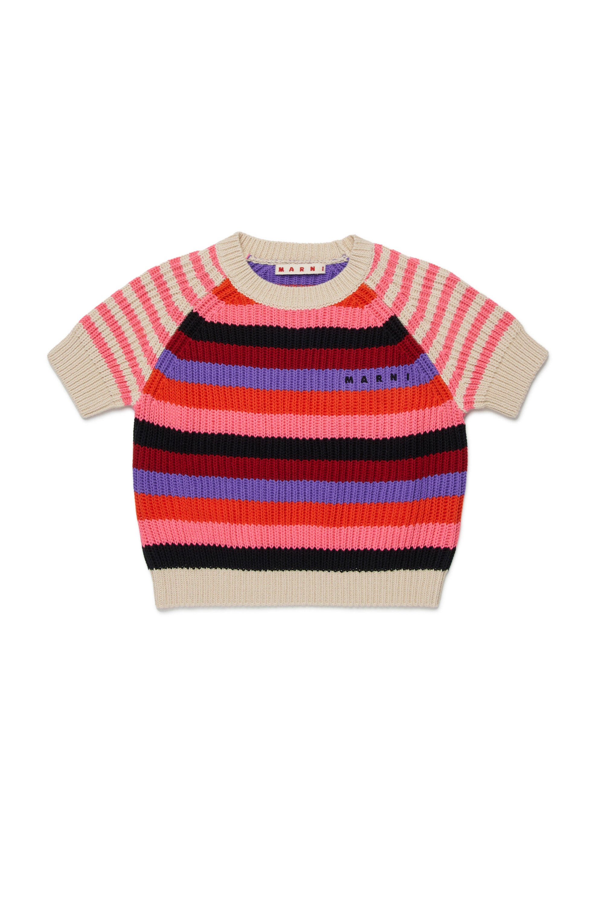 Crew-neck pullover with logo