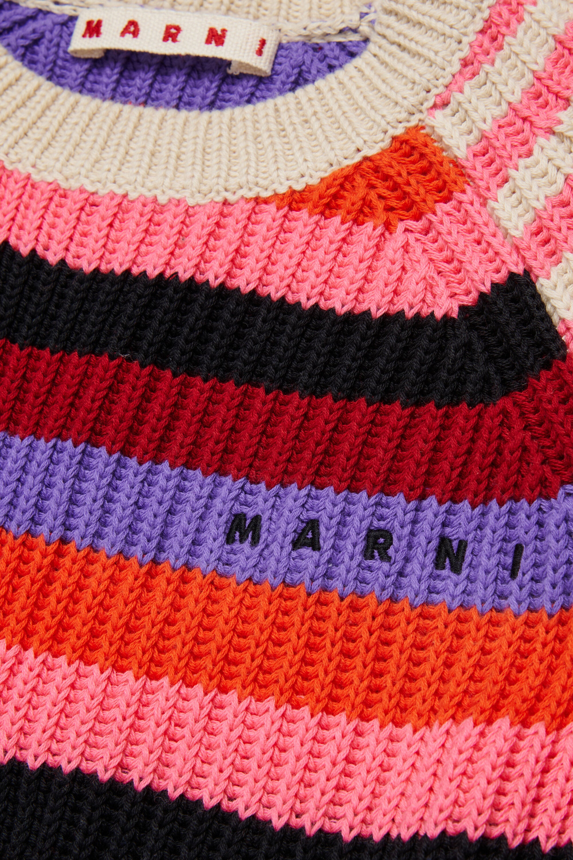Crew-neck pullover with logo