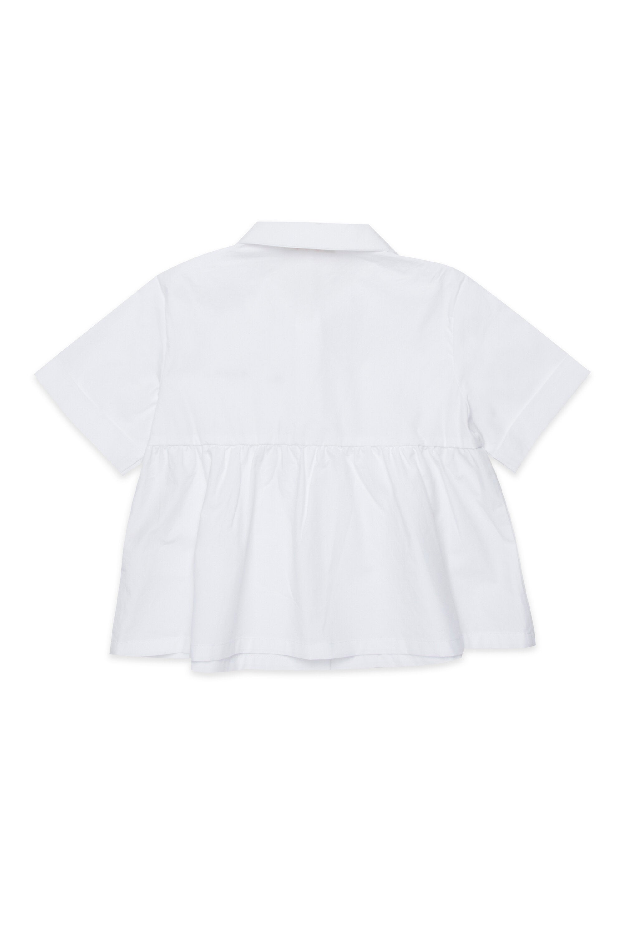 Short-sleeved shirt with logo