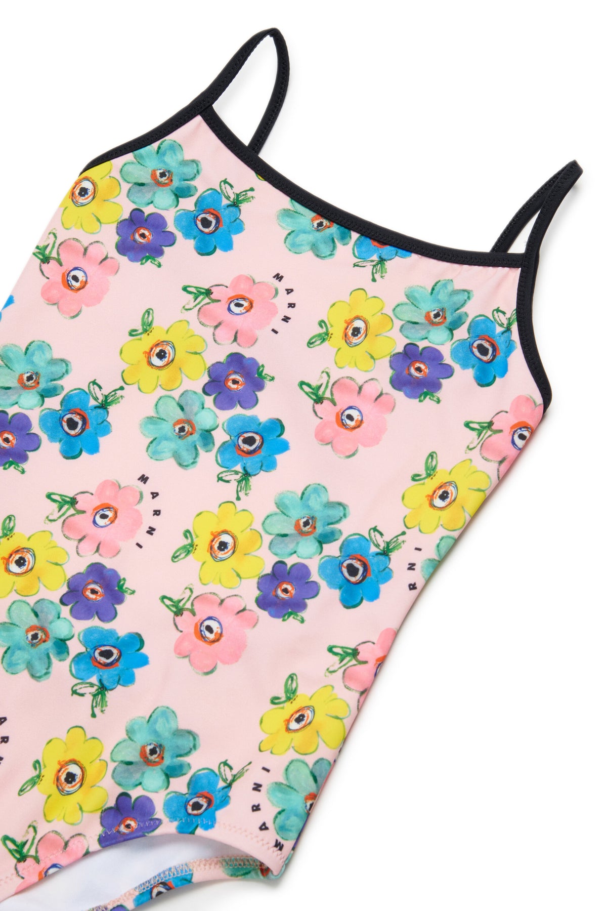 Floral one-piece swimsuit