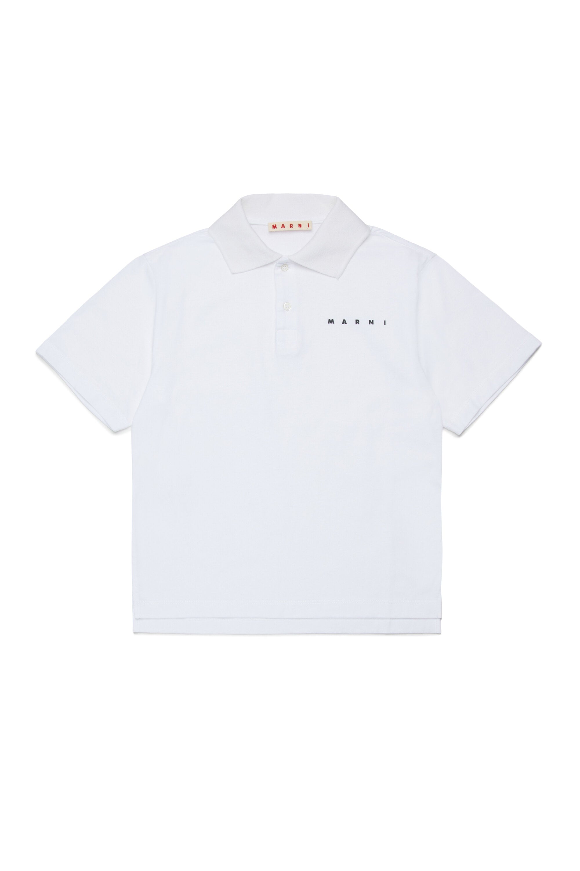 Polo shirt with logo on the chest