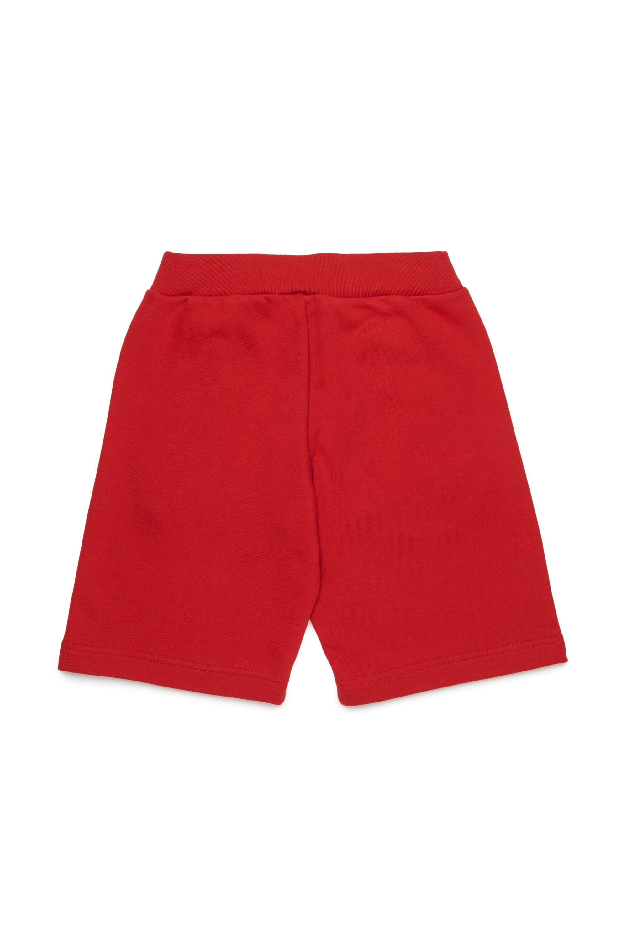 Fleece shorts with logo