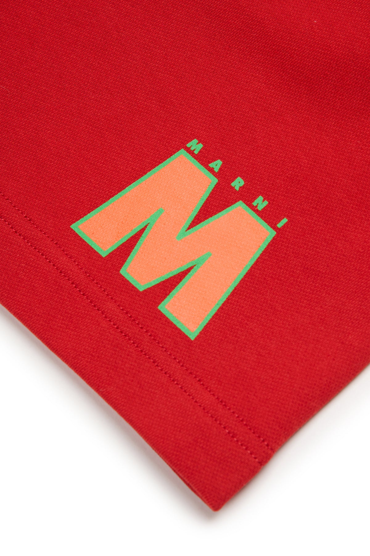 Fleece shorts with logo