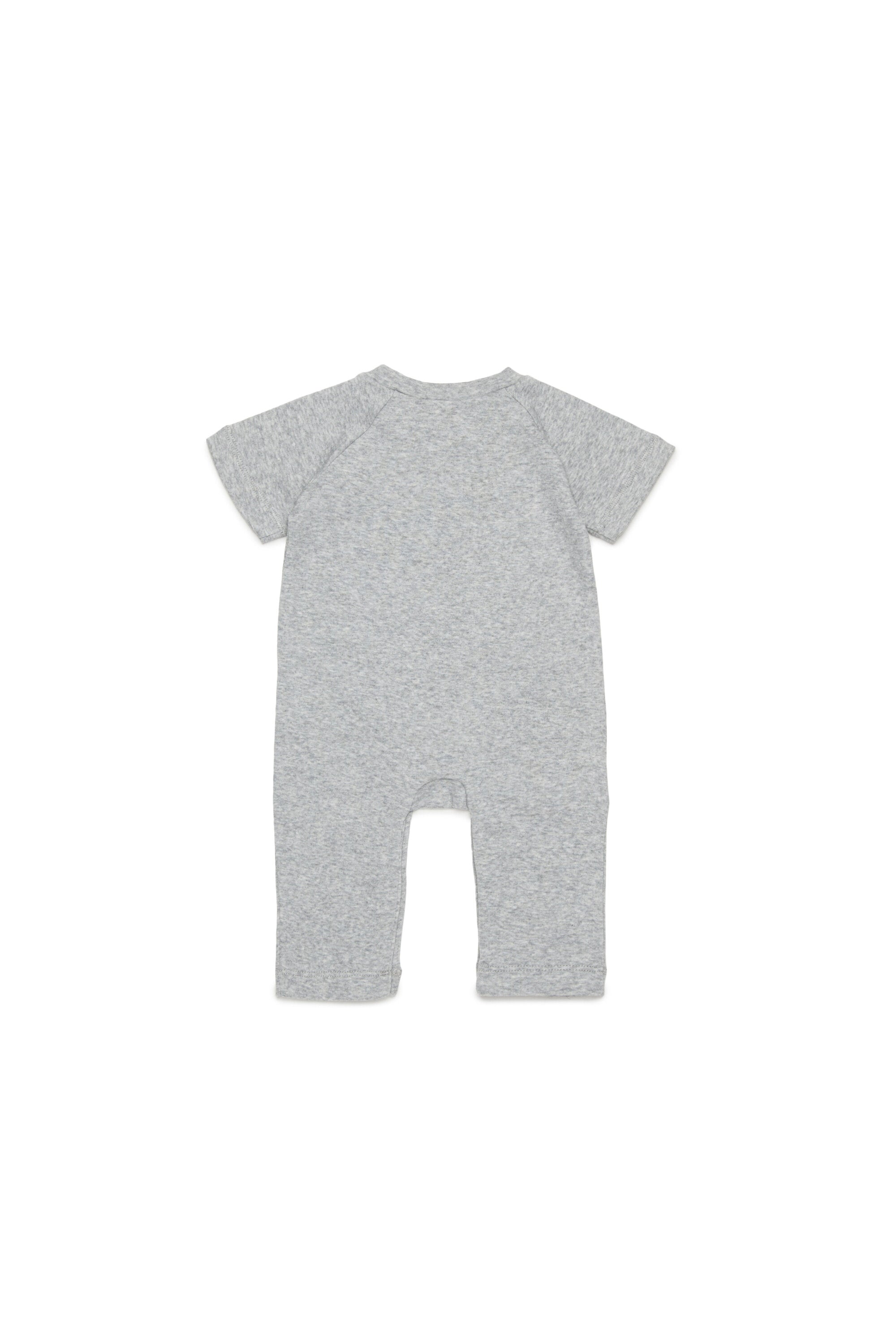 Baby jumpsuit with animal print