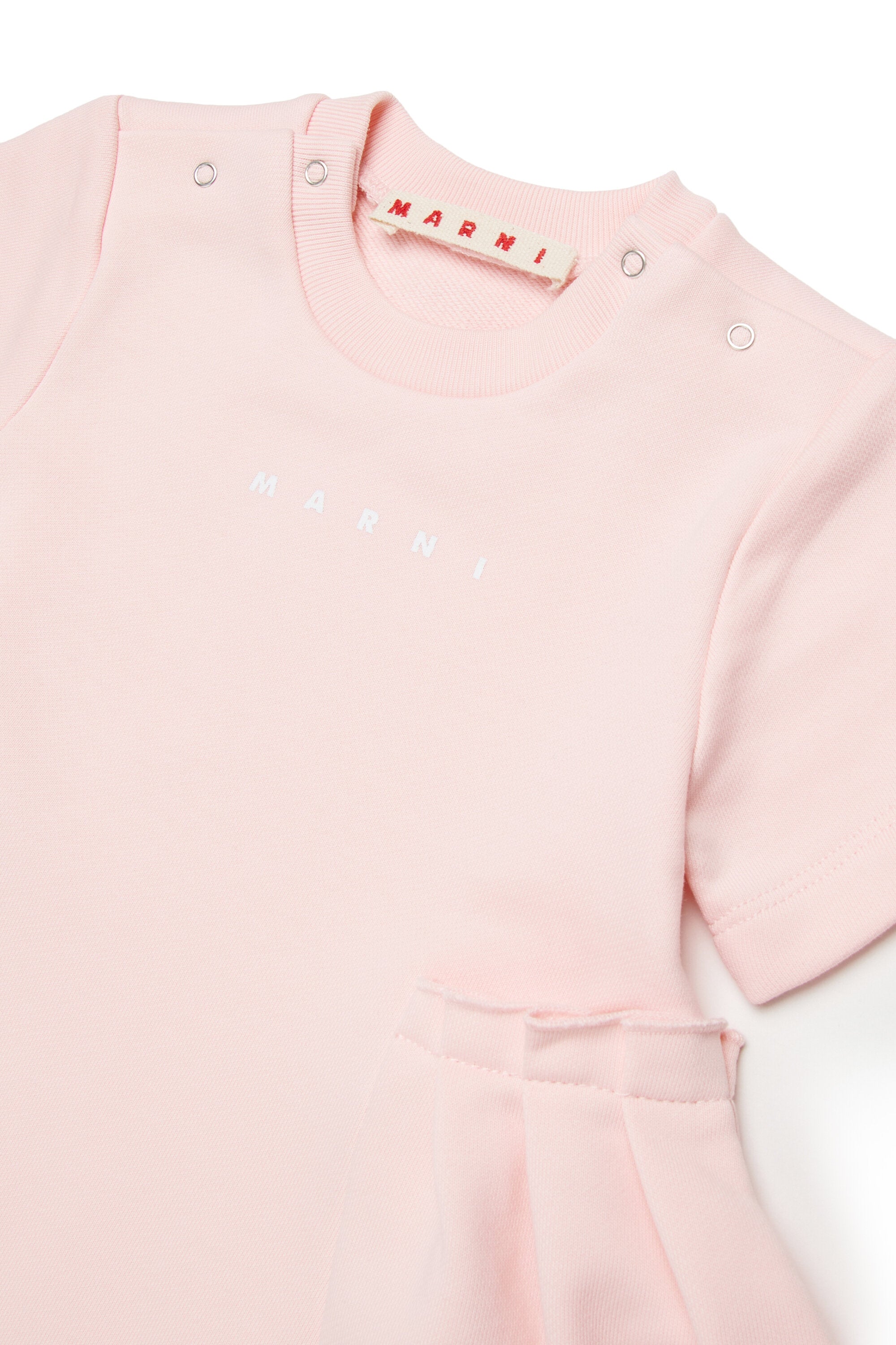 Short dress with logo