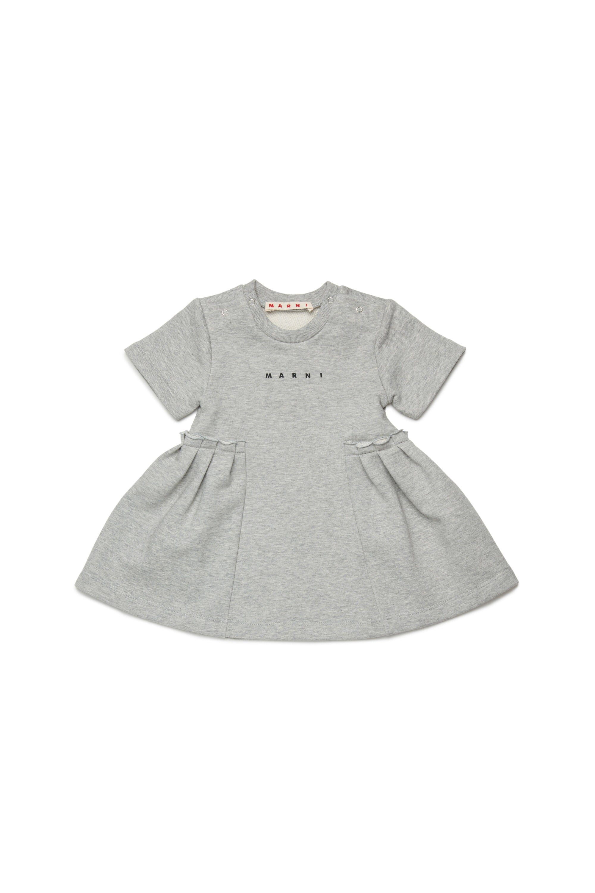 Short dress with logo