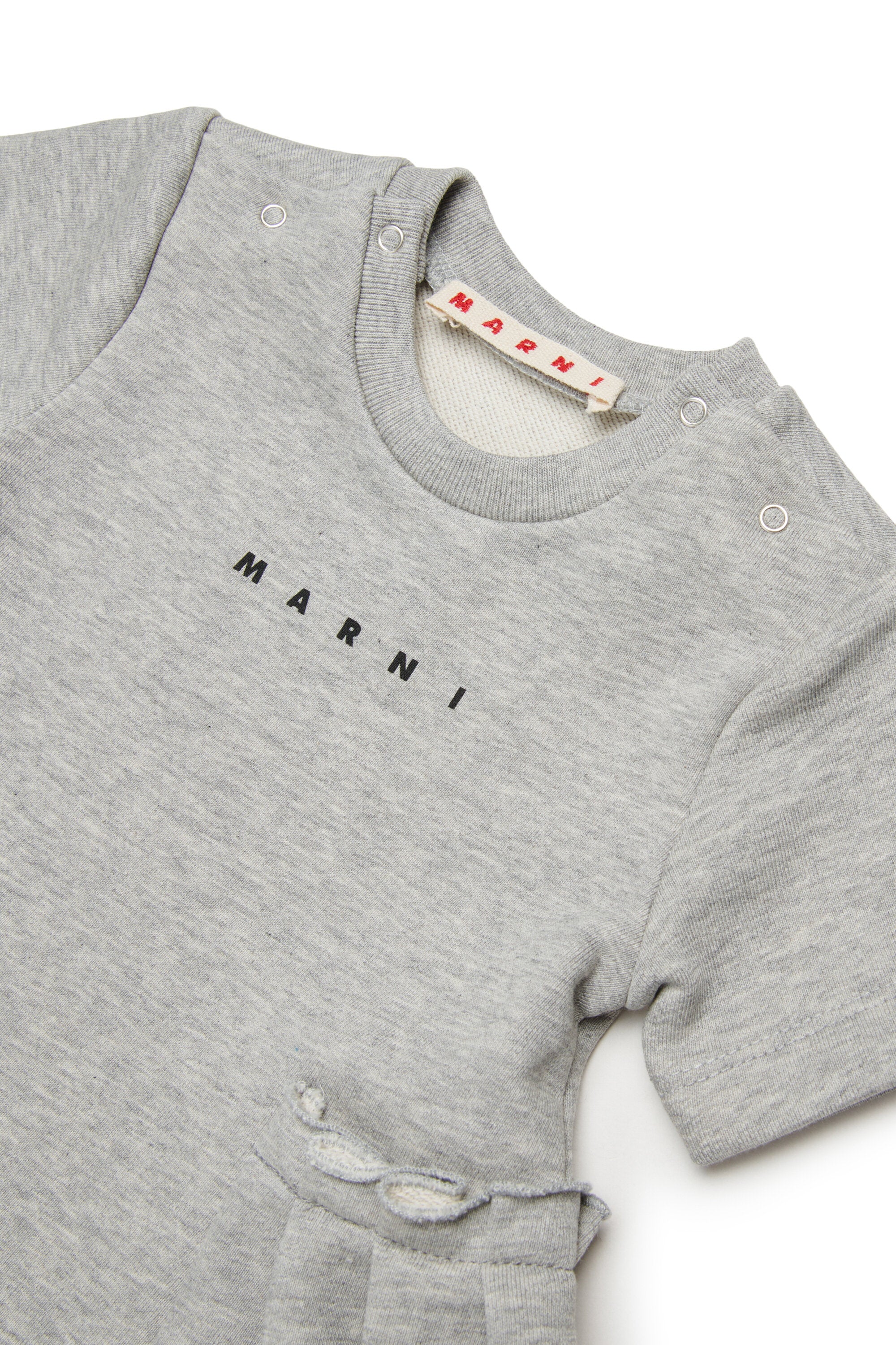 Short dress with logo