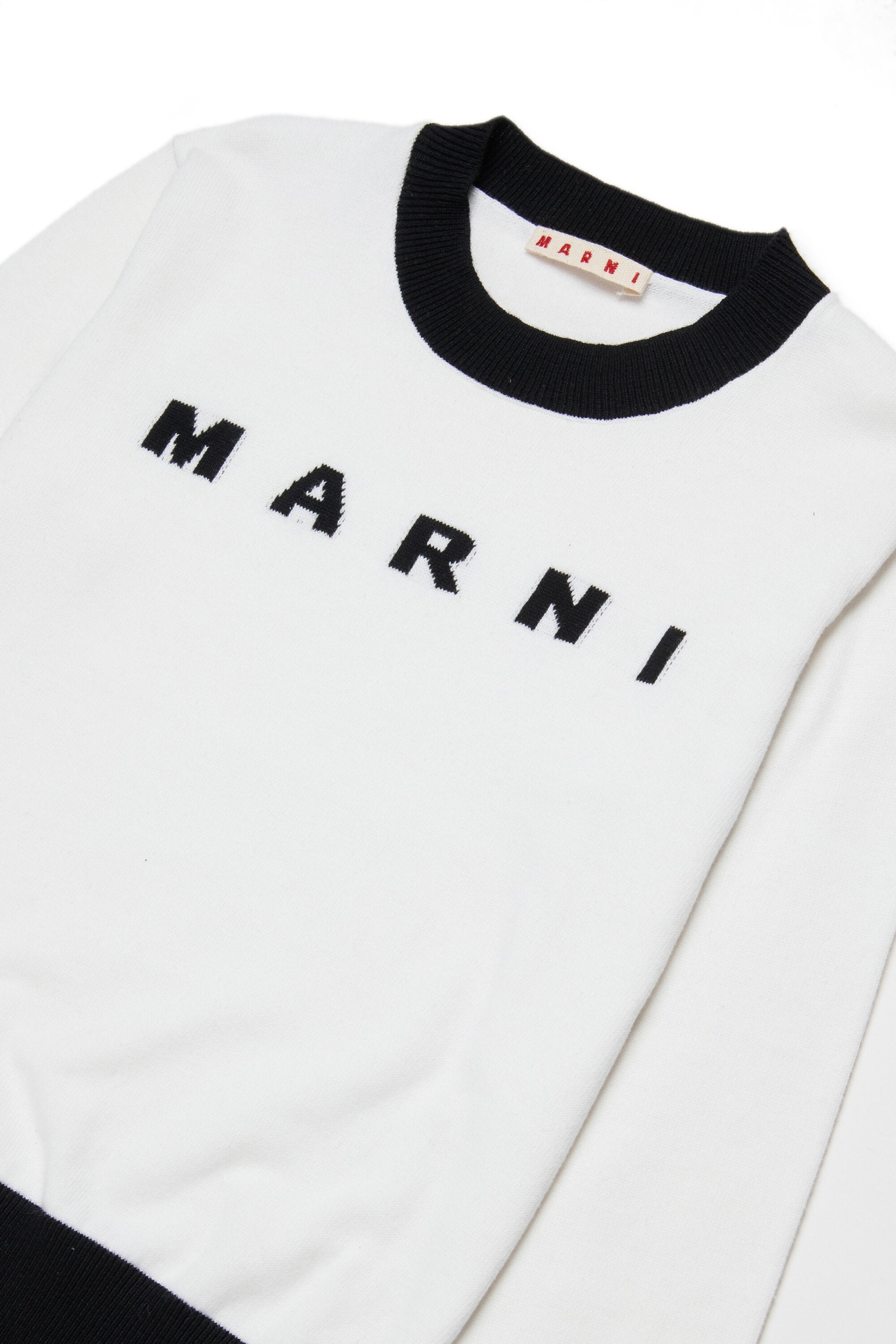 Crew-neck pullover with logo