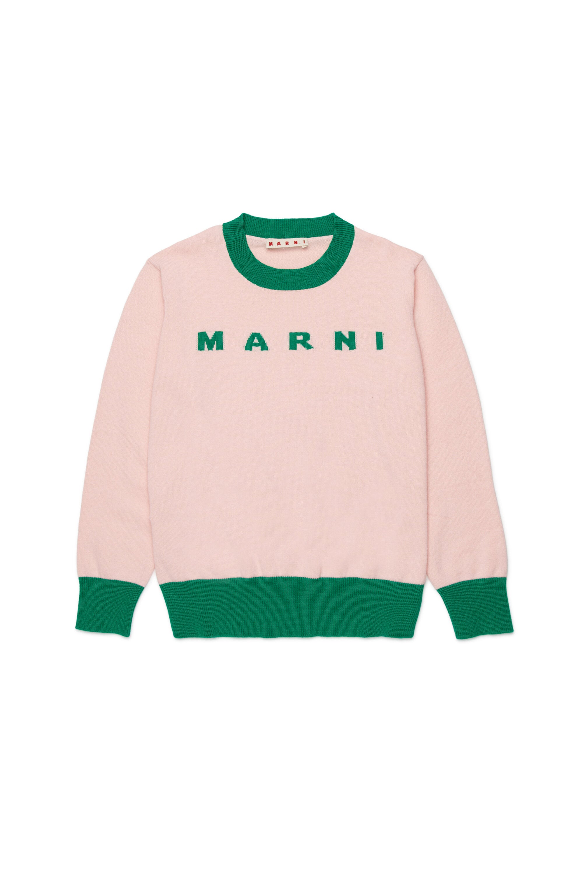 Crew-neck pullover with logo