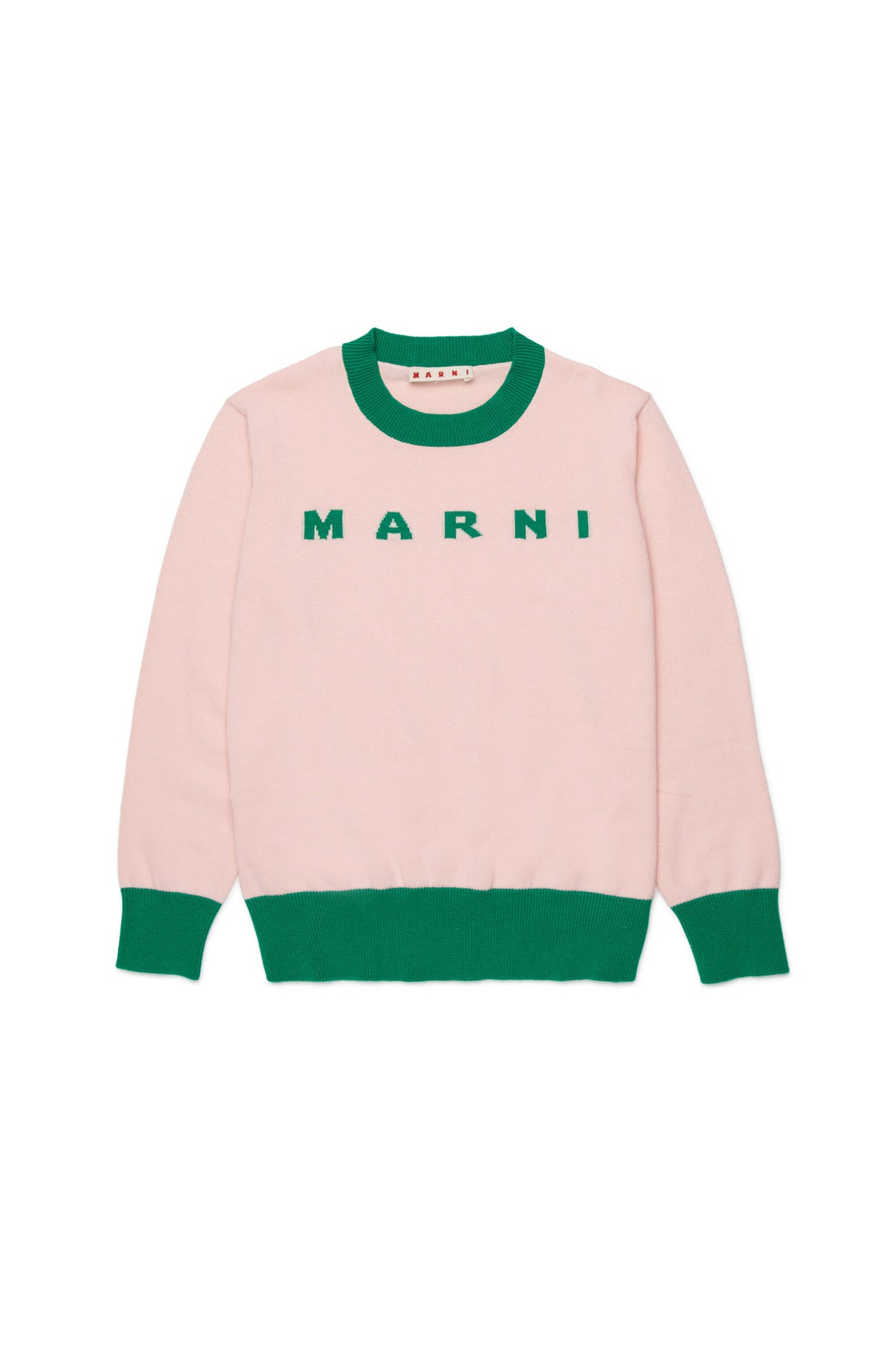 Crew-neck pullover with logo