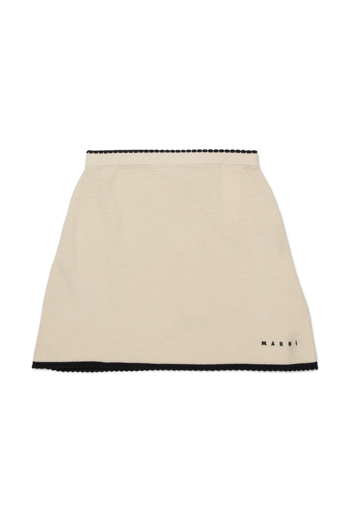 Mesh skirt with logo