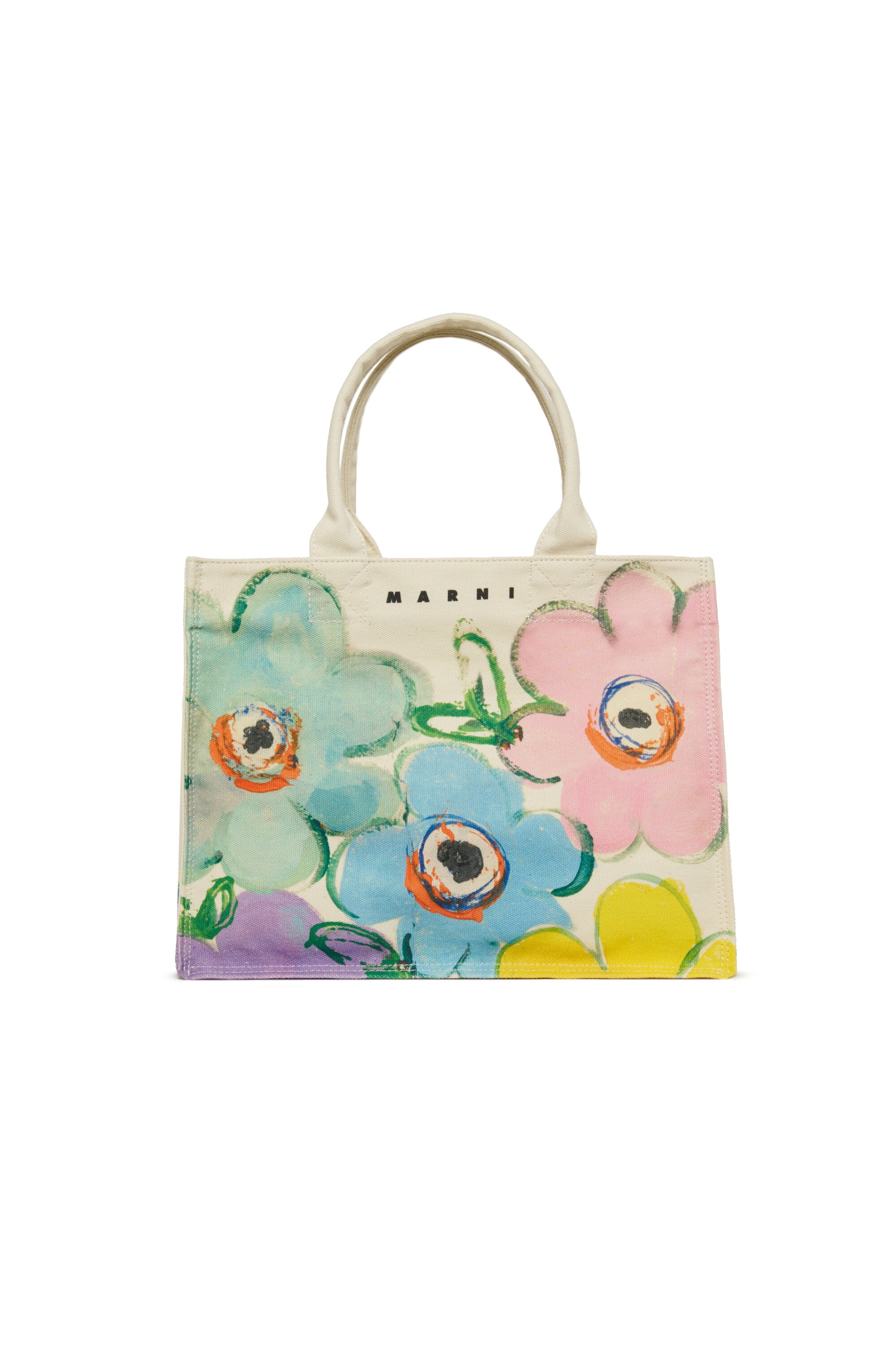 Desert Flower canvas tote bag