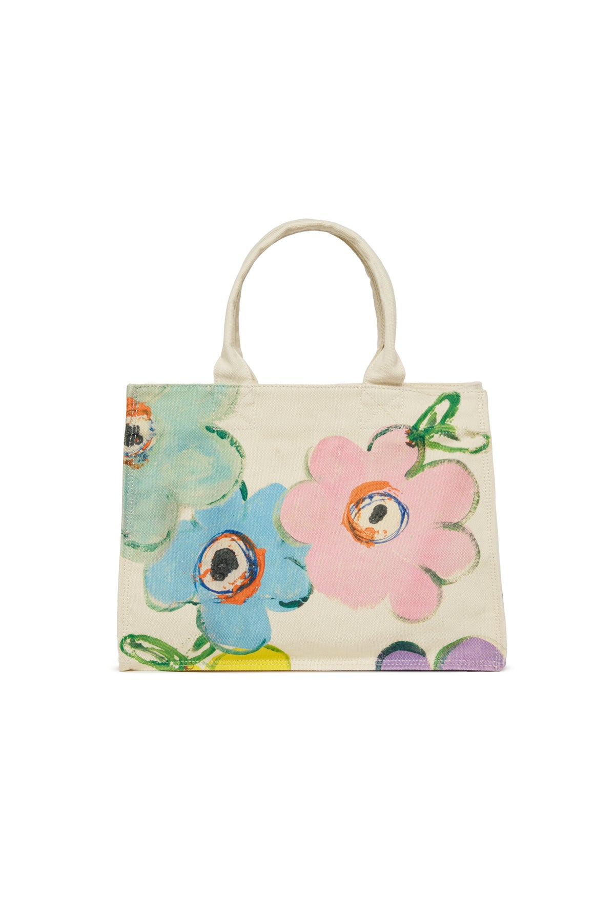 Desert Flower canvas tote bag