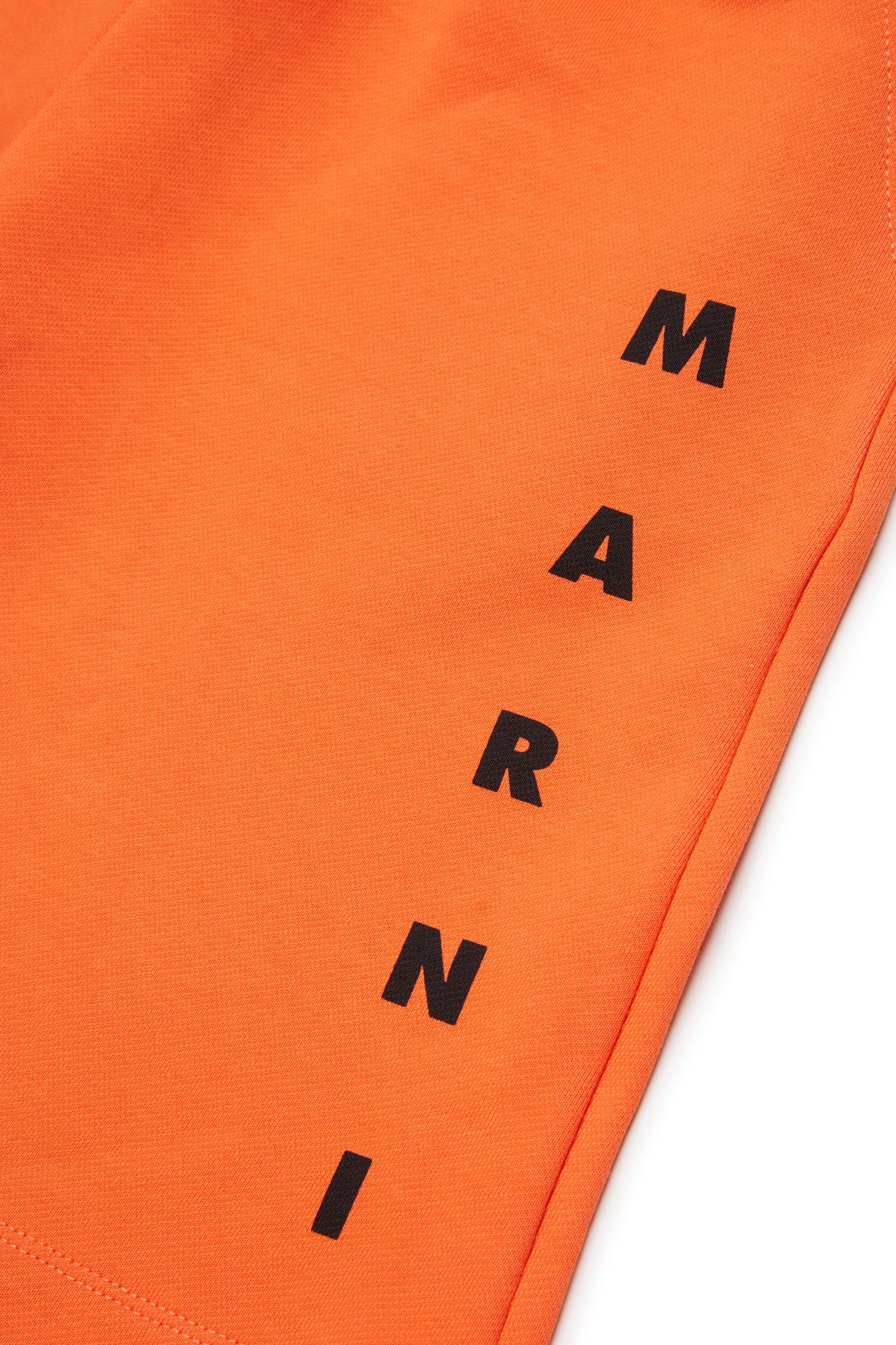 Logo fleece shorts