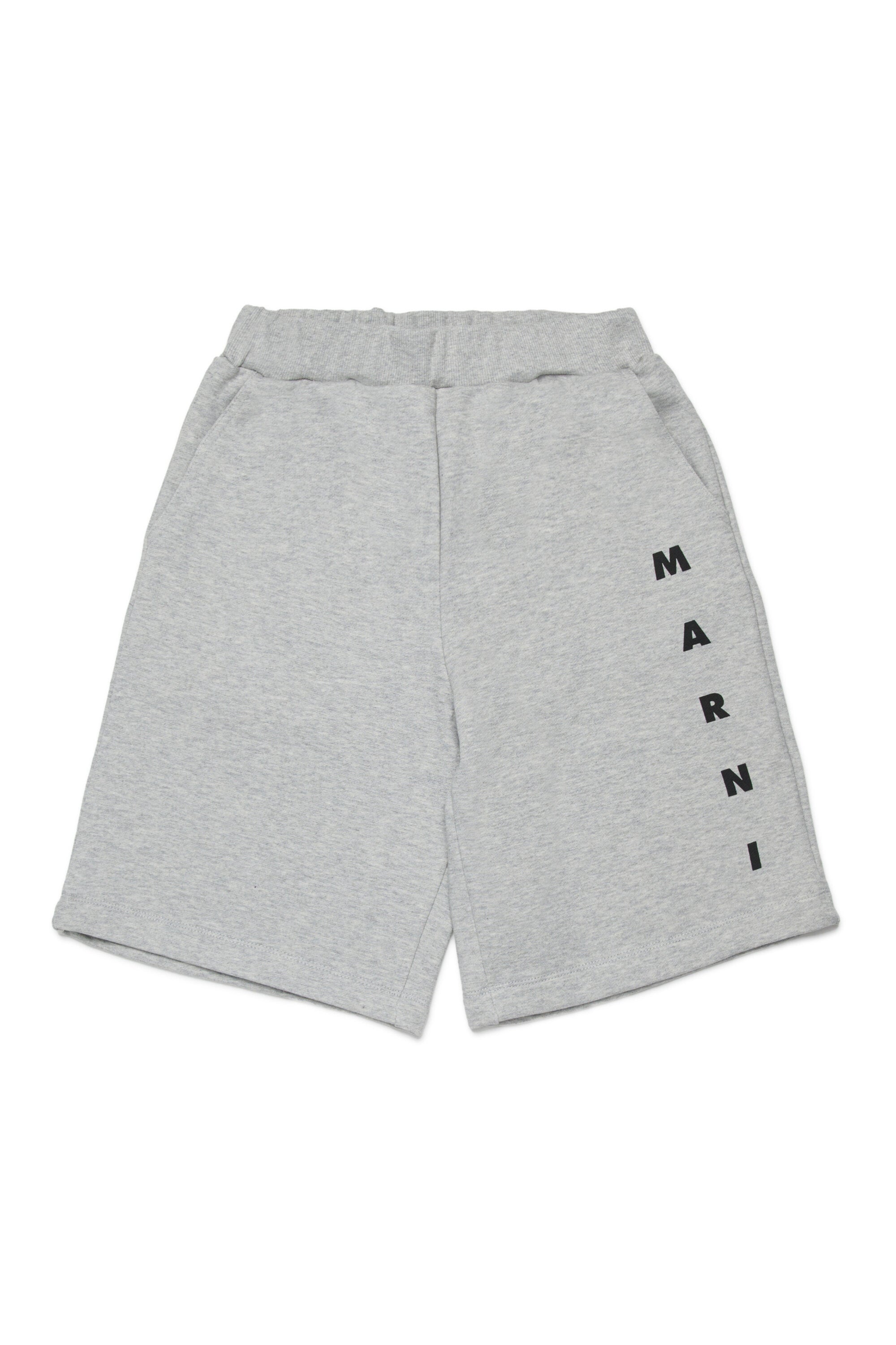 Logo fleece shorts