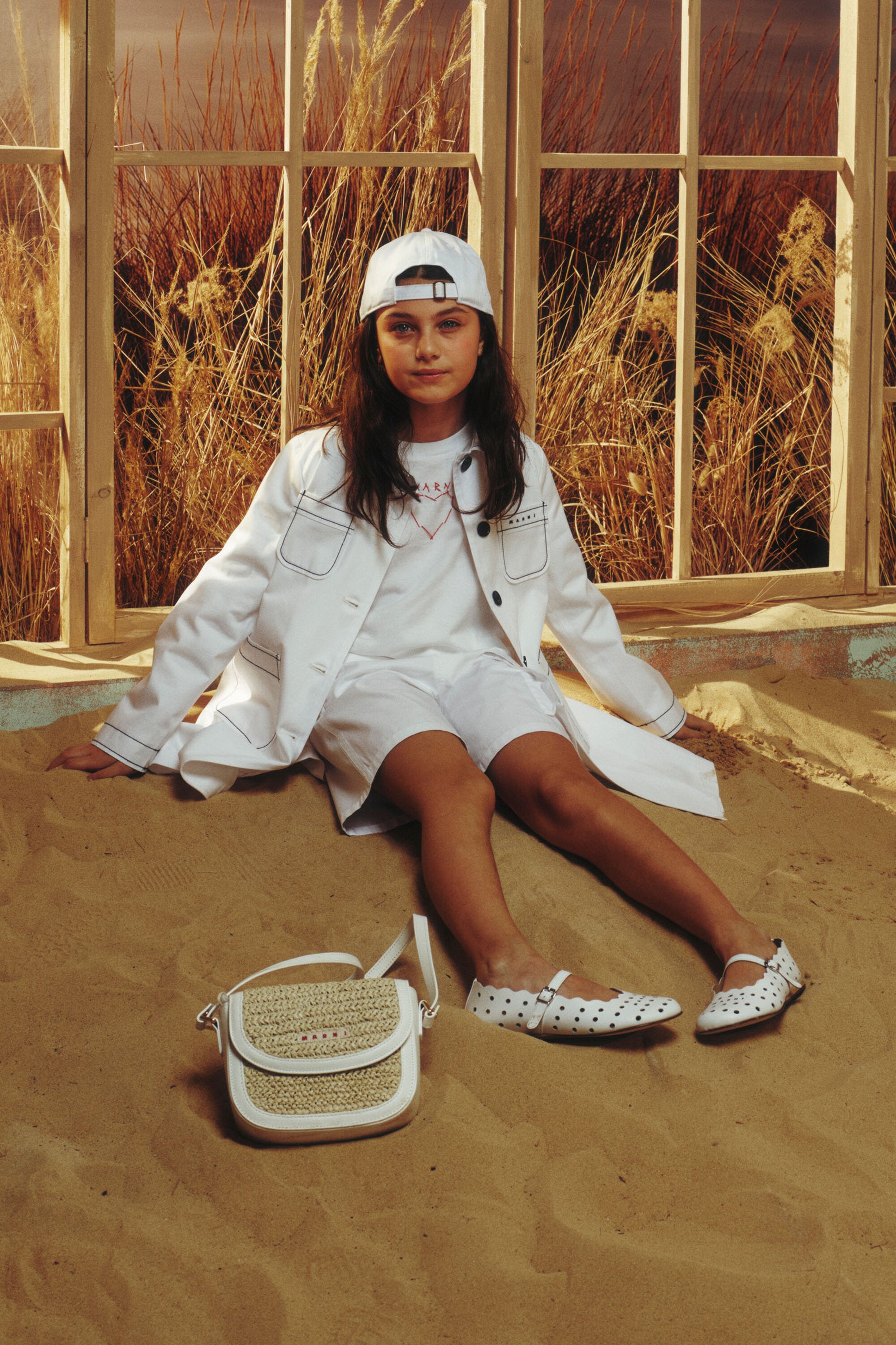 Shoulder Smile bag with logo