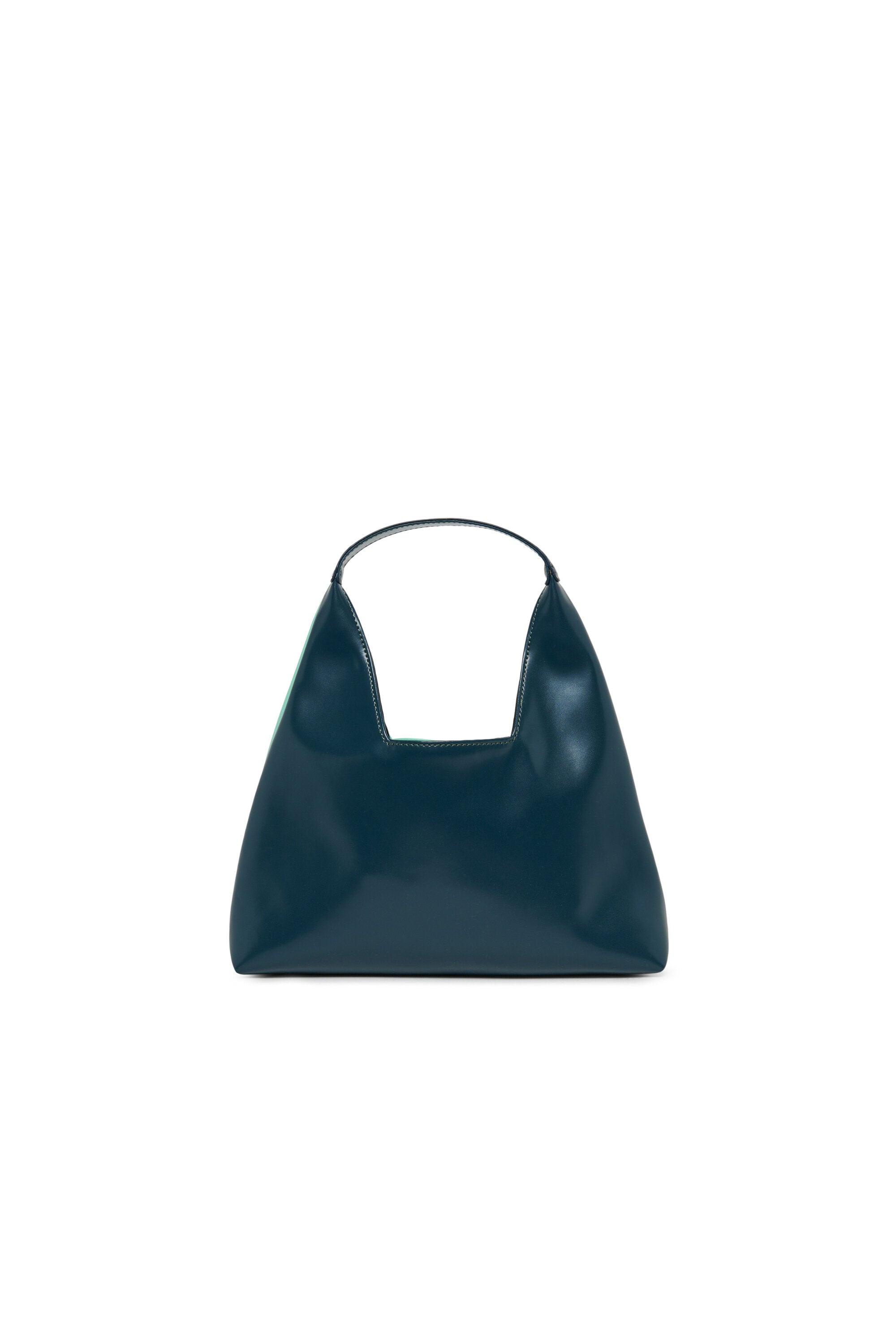 Diamond shoulder bag with floral pattern