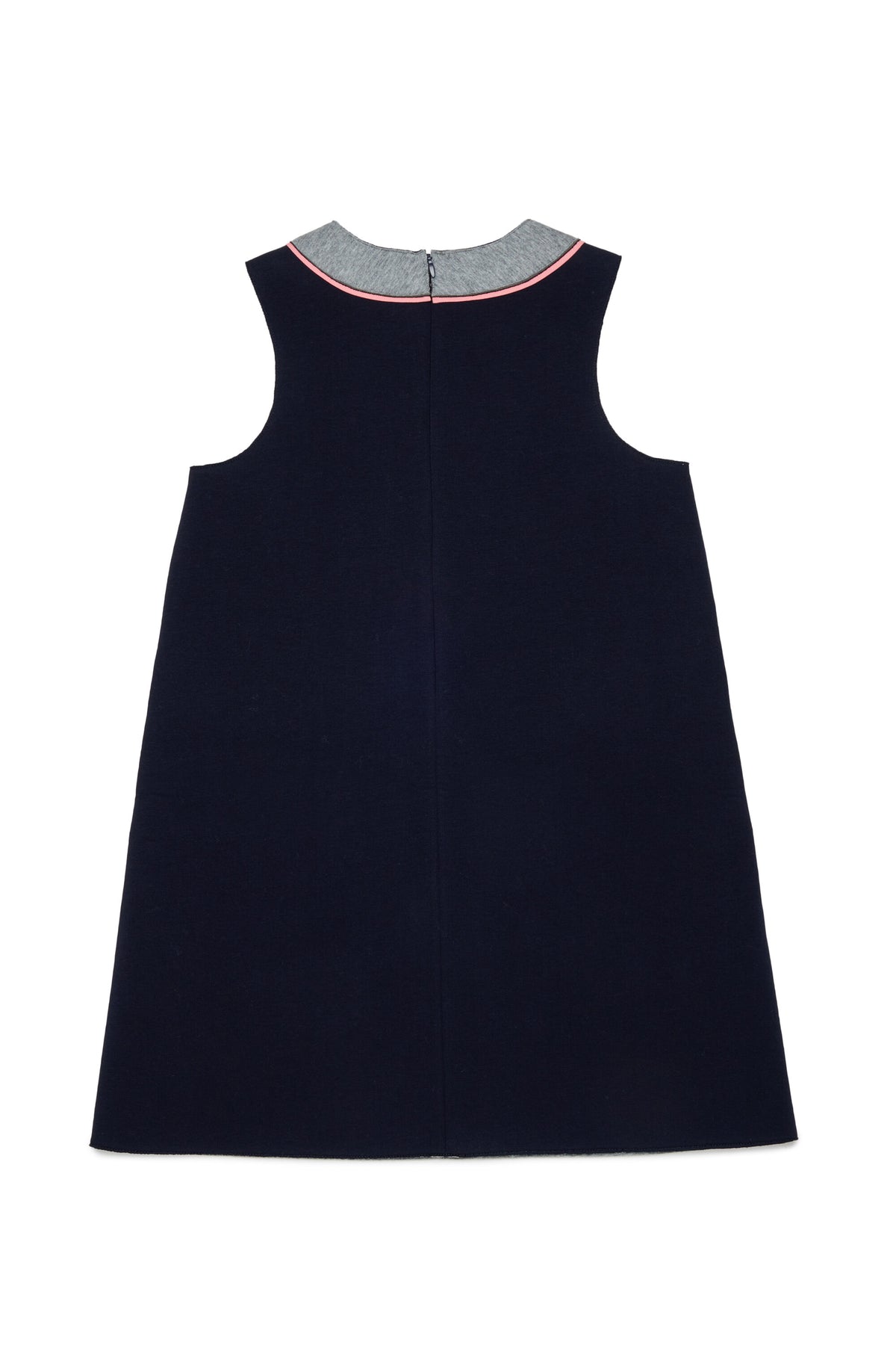 Sleeveless dress with logo