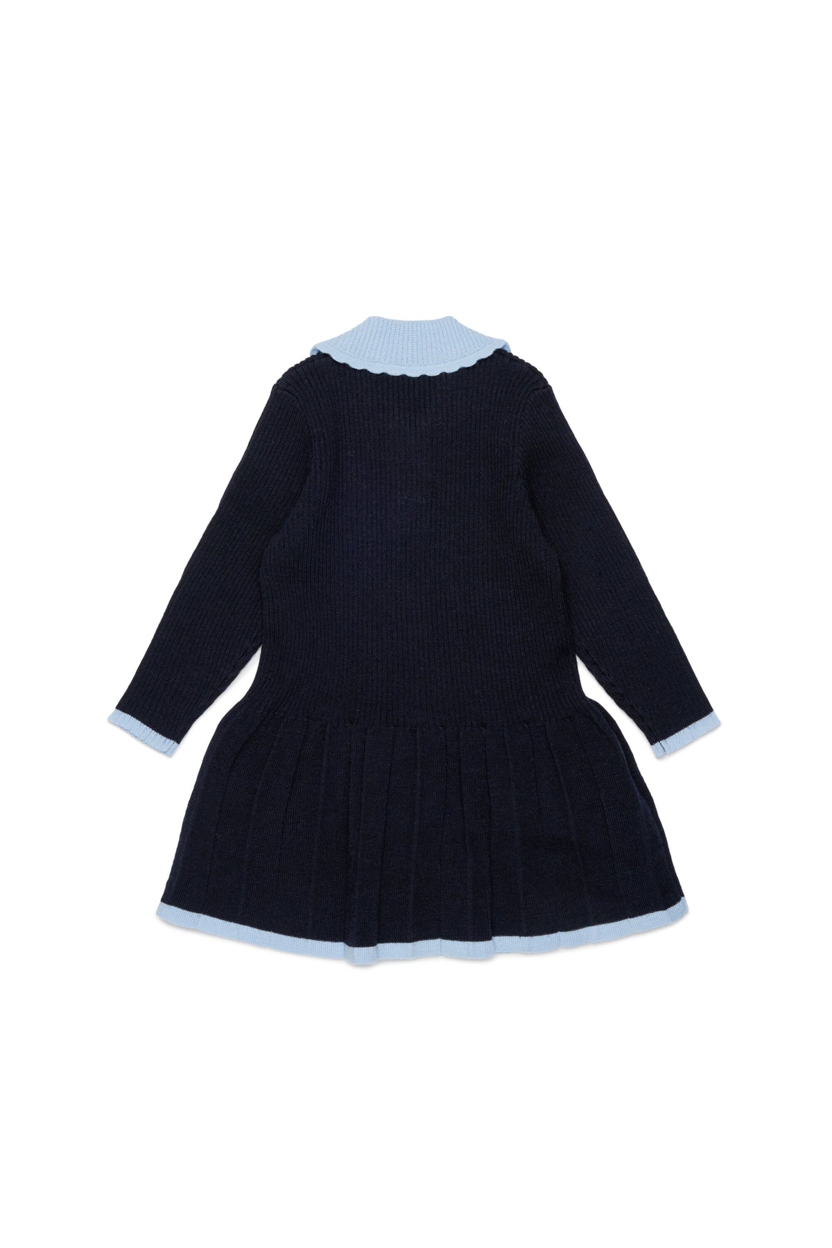 Knit dress with logo