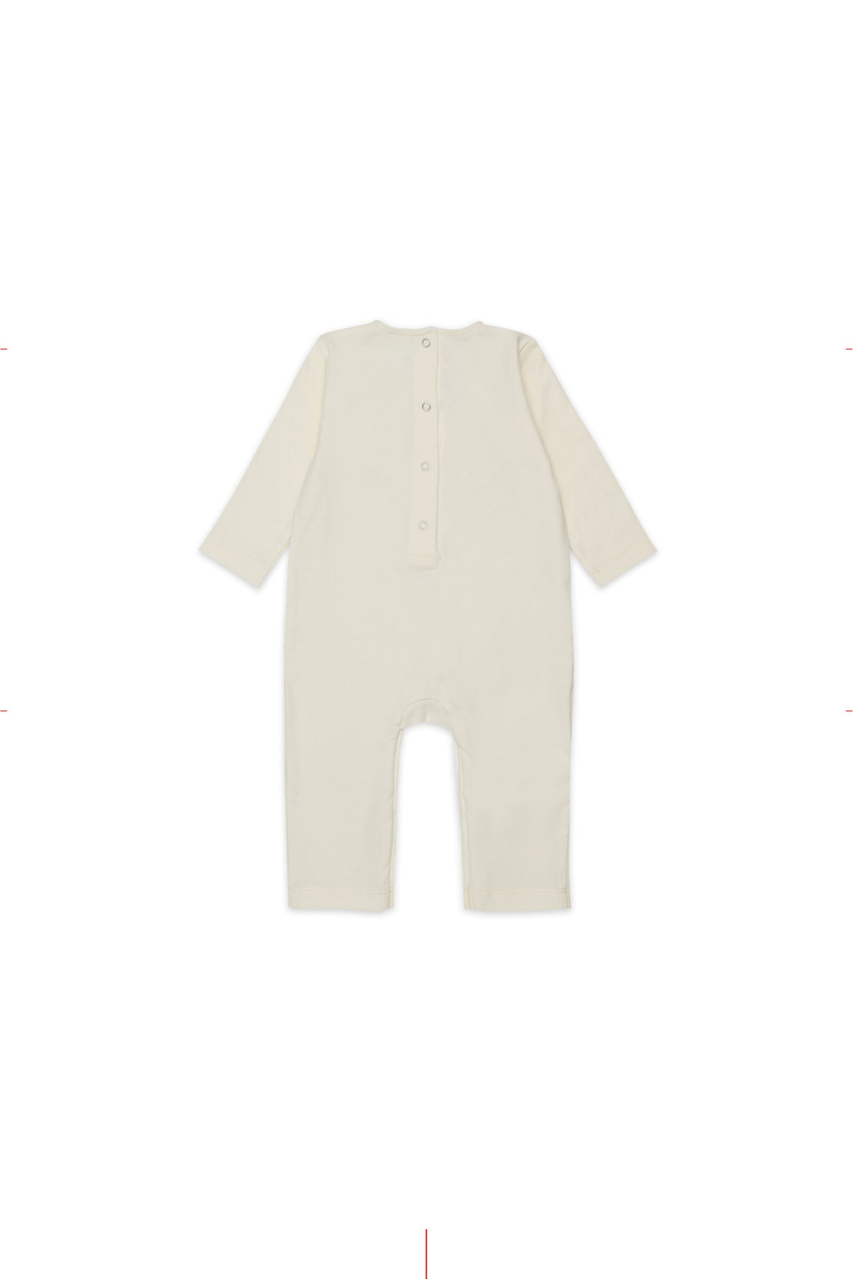 Baby jumpsuit with front print