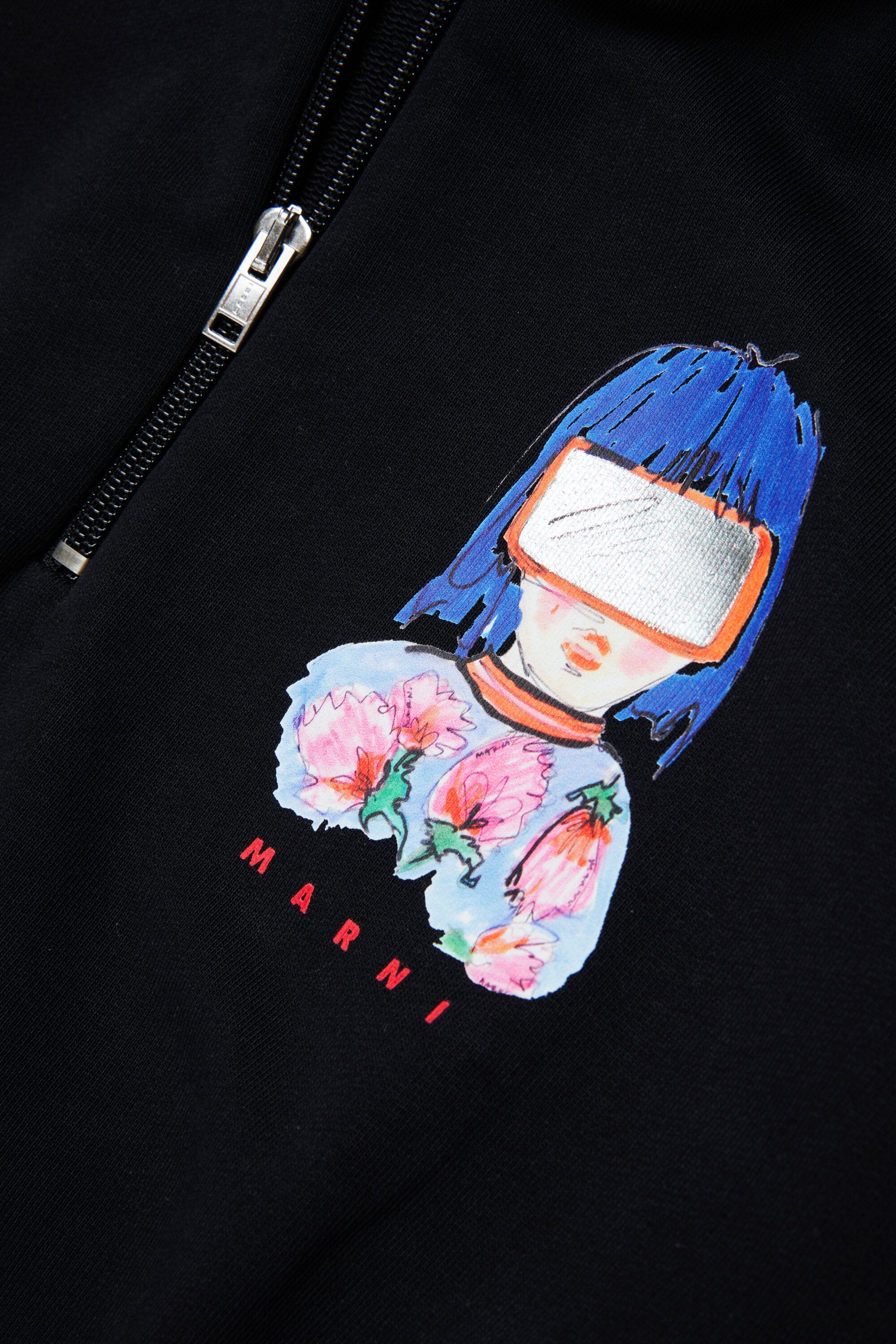 Hooded sweatshirt with logo