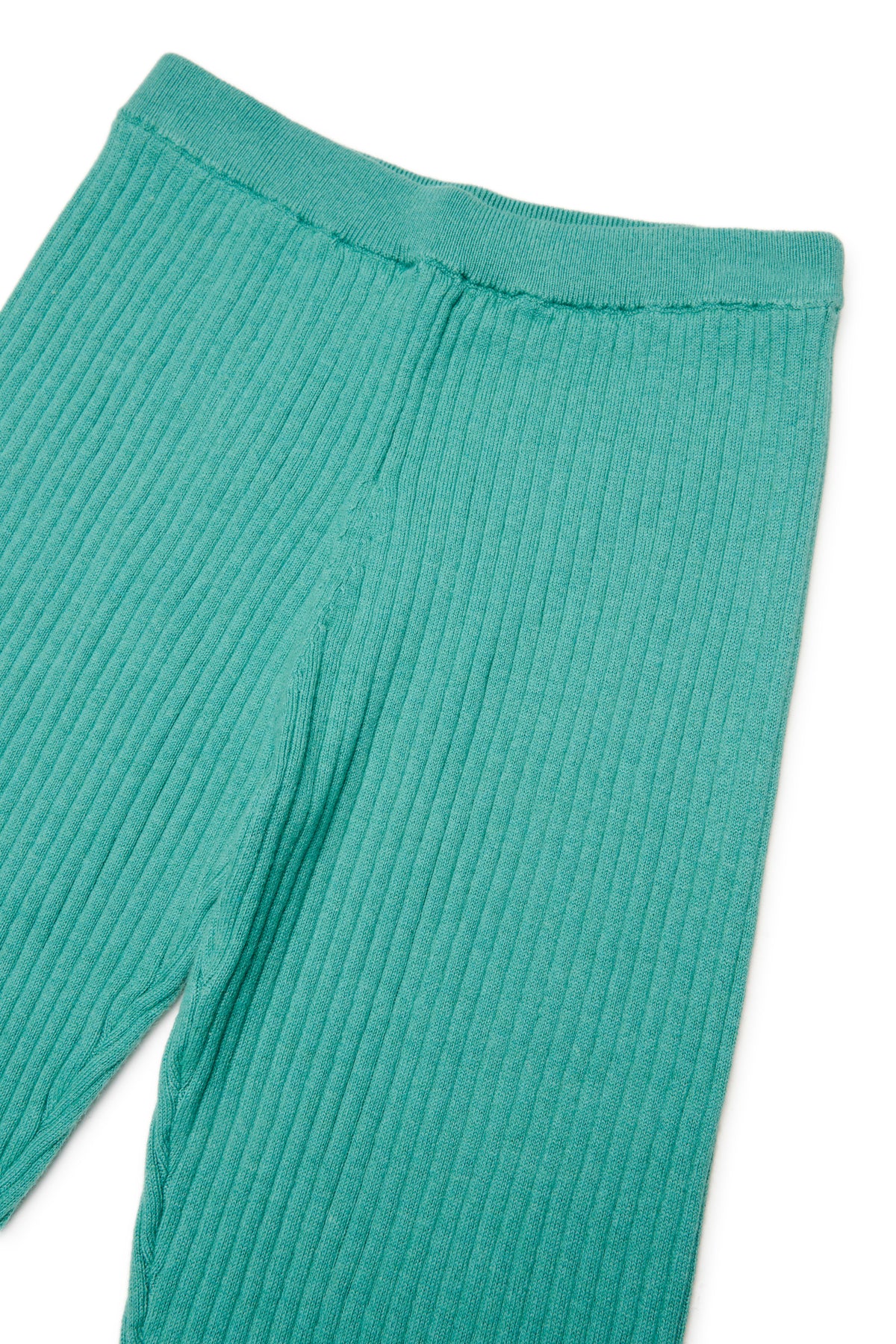 Knit pants with embroidered logo