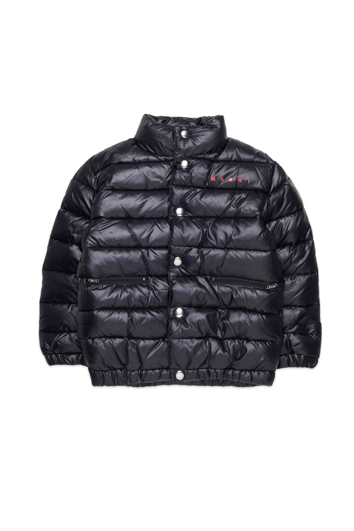 Padded jacket with logo