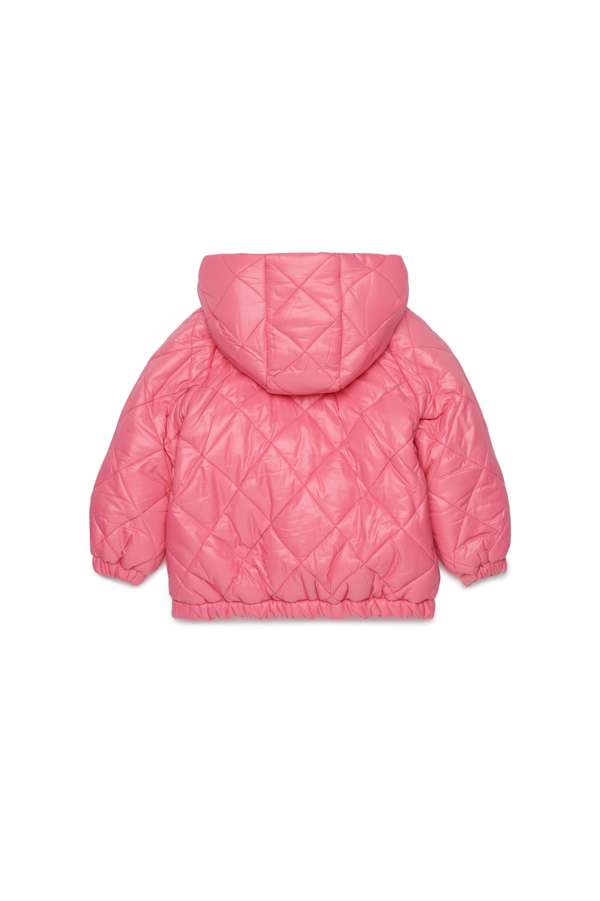 Padded jacket with printed logo
