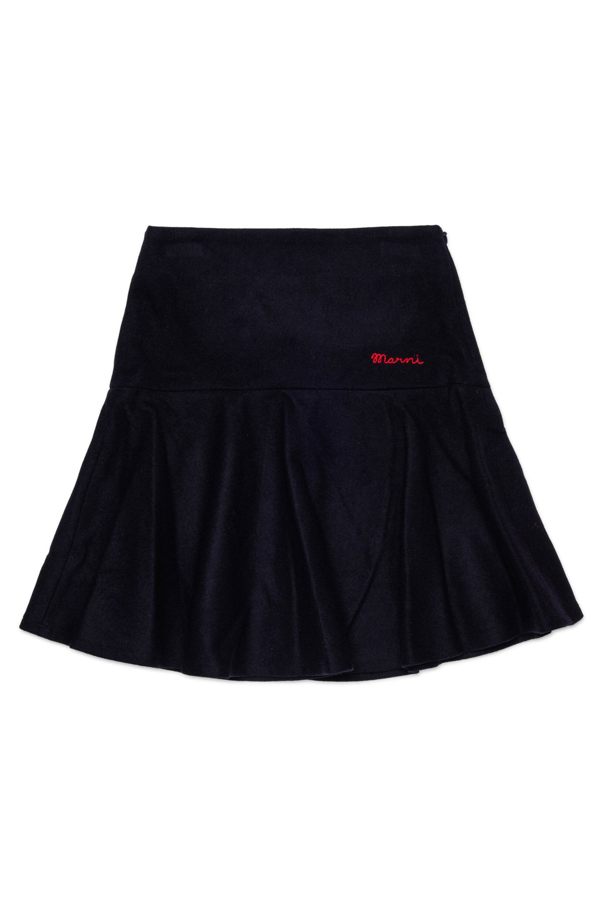 Midi skirt with logo