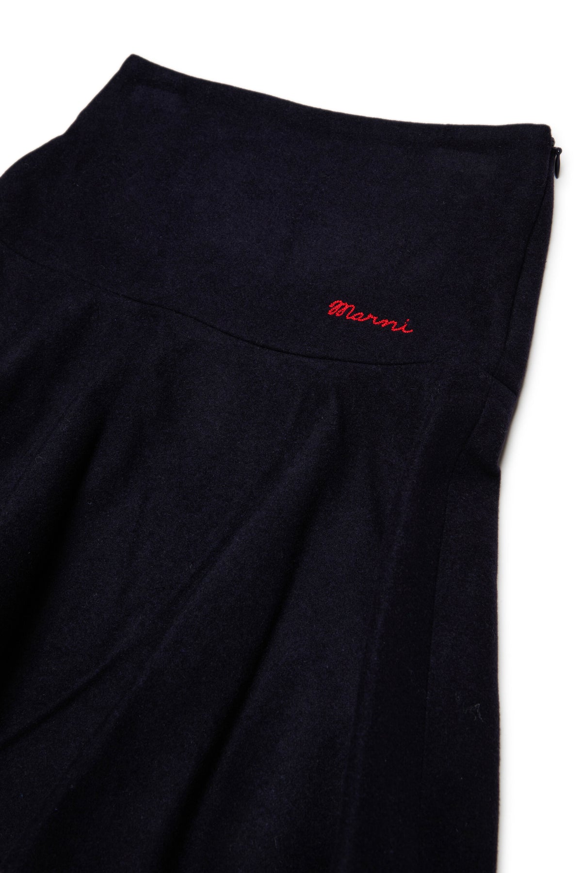 Midi skirt with logo