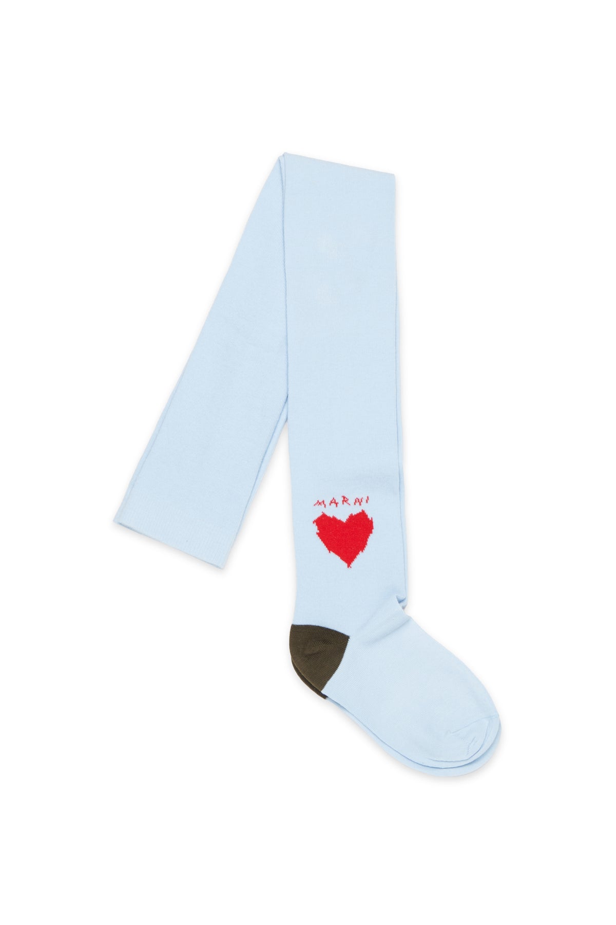 Tights with heart and logo