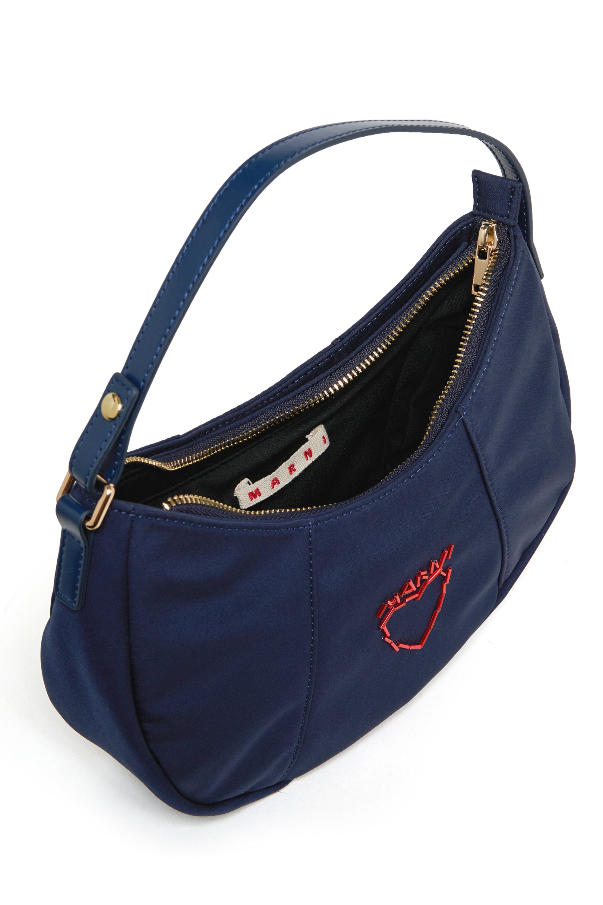 Shoulder bag with logo