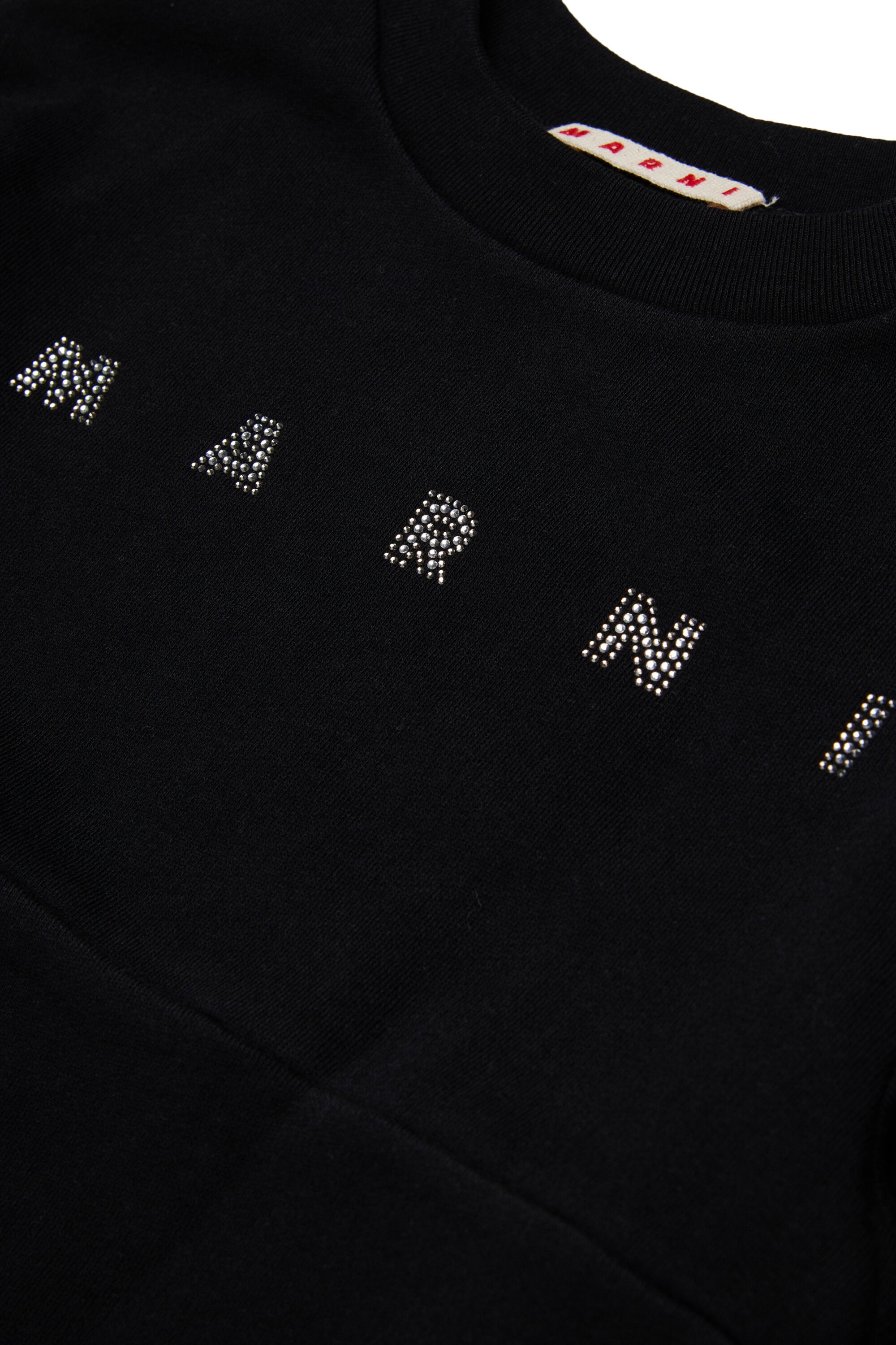 Fleece dress with logo