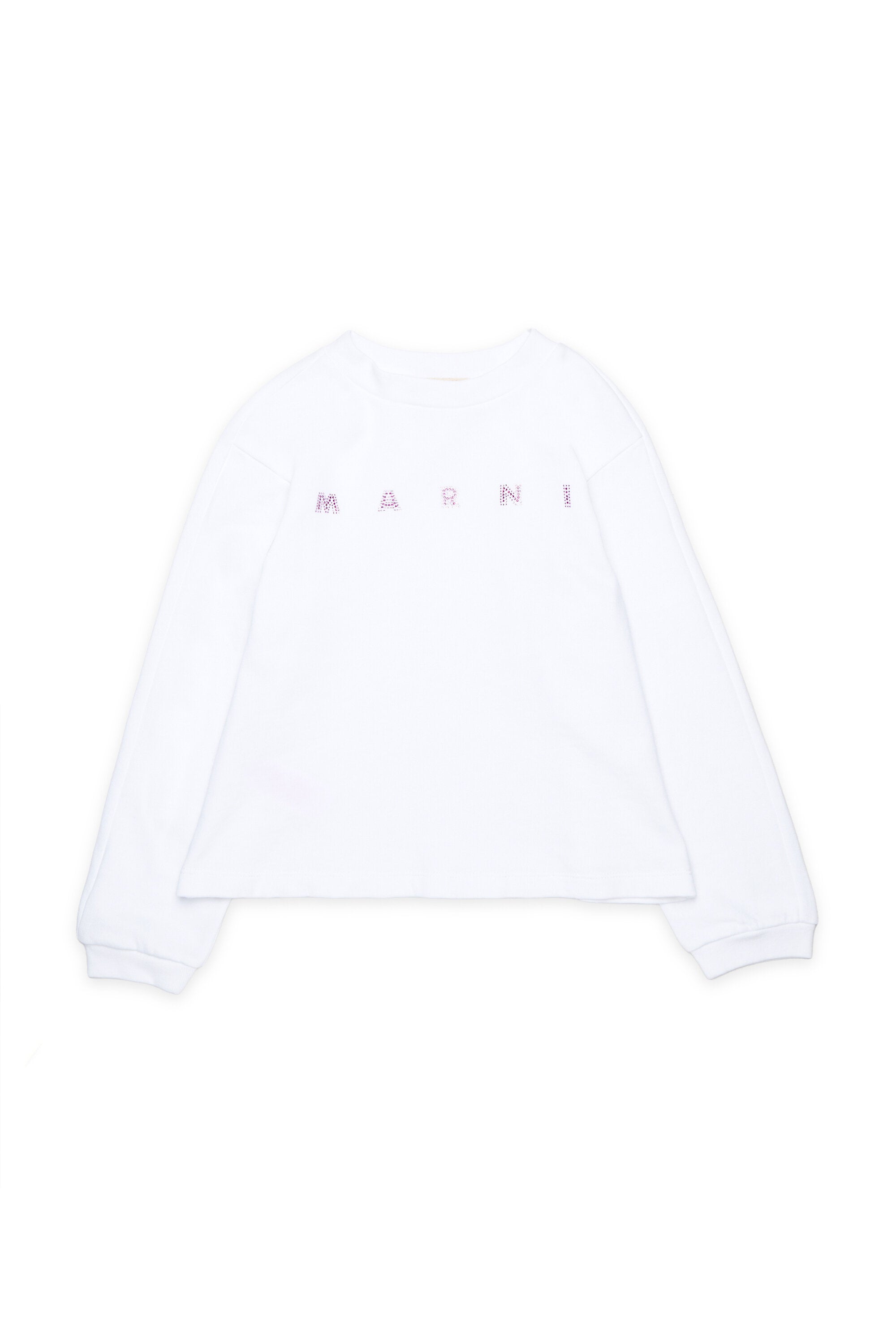 Crew-neck sweatshirt with logo