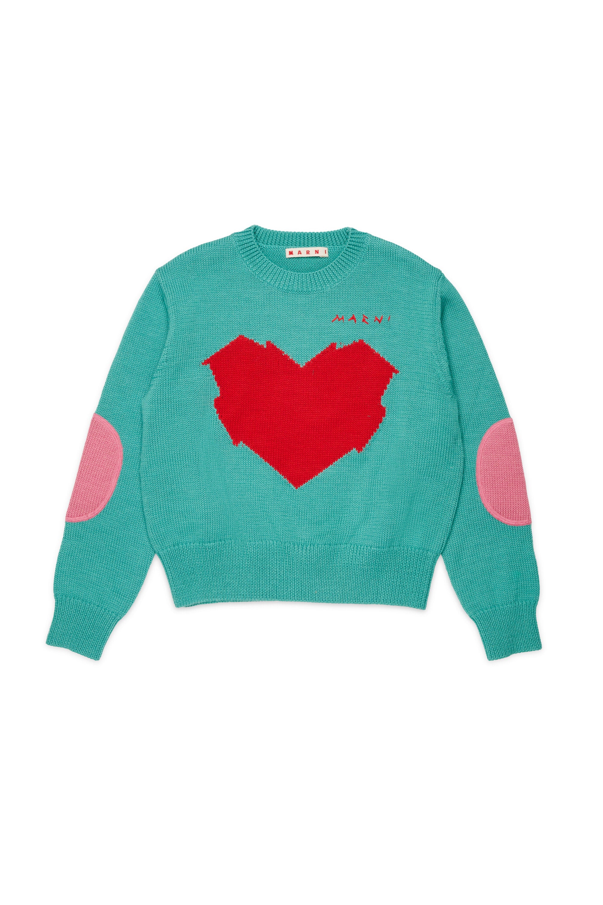 Crew-neck pullover with logo