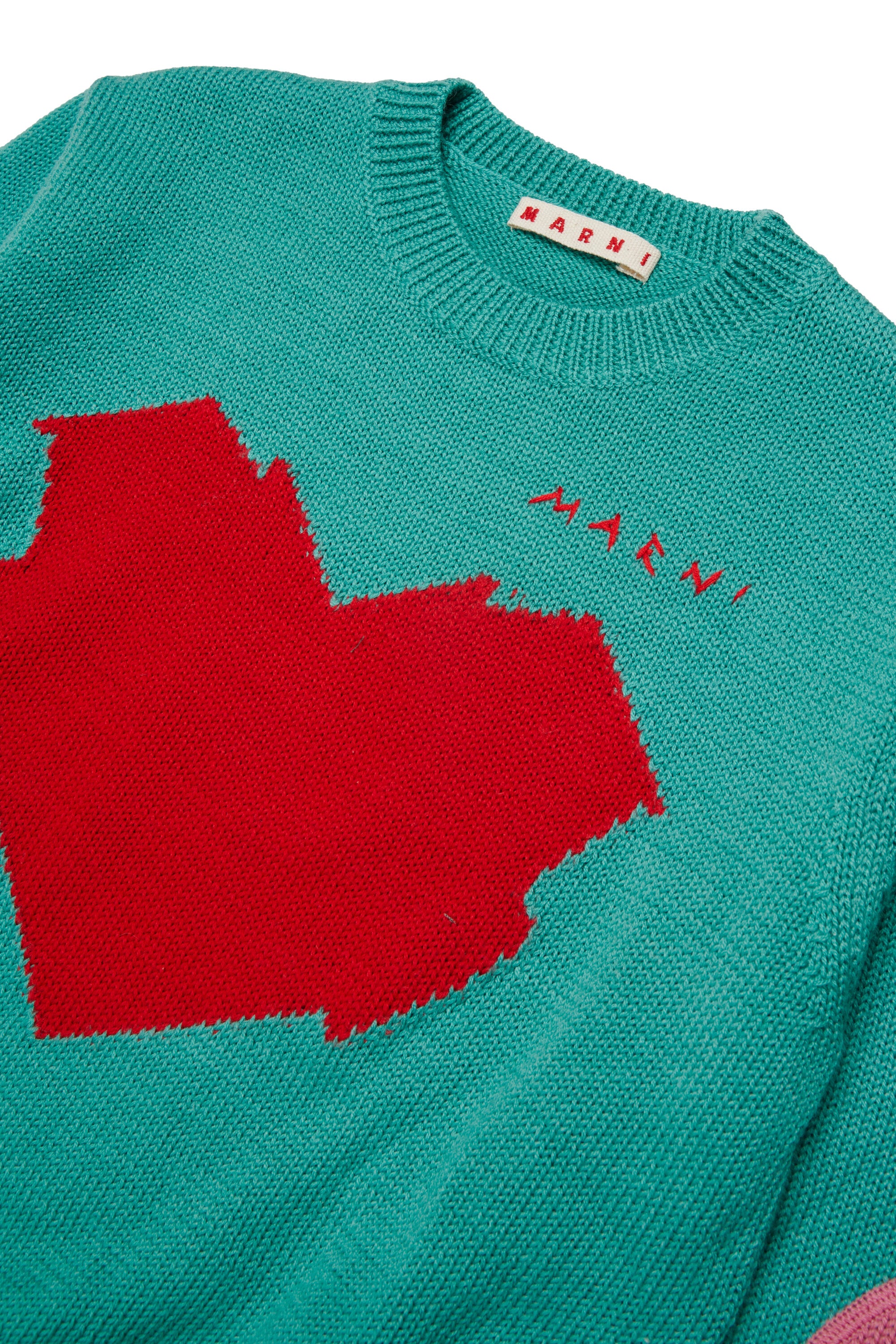 Crew-neck pullover with logo