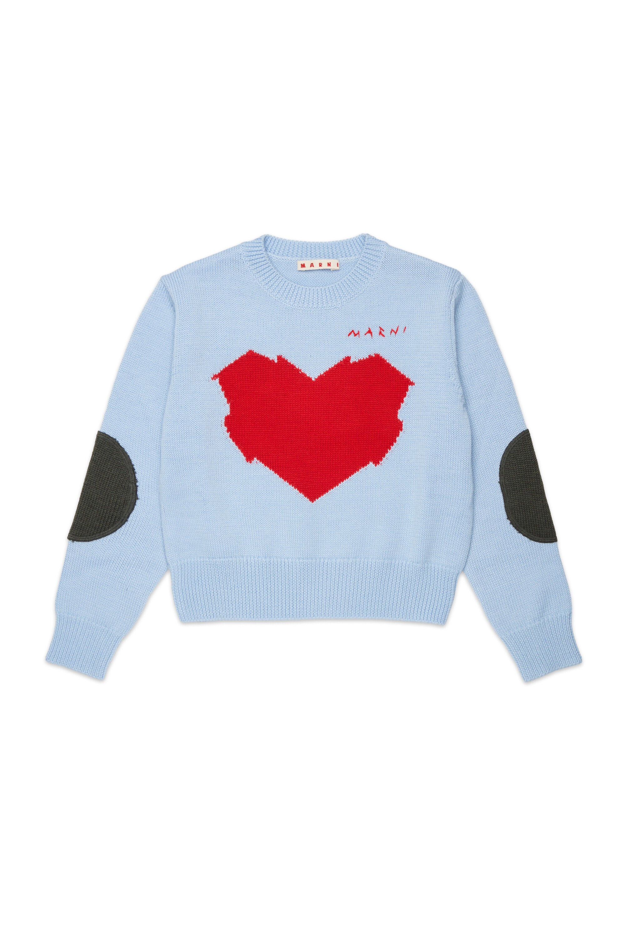 Crew-neck pullover with logo