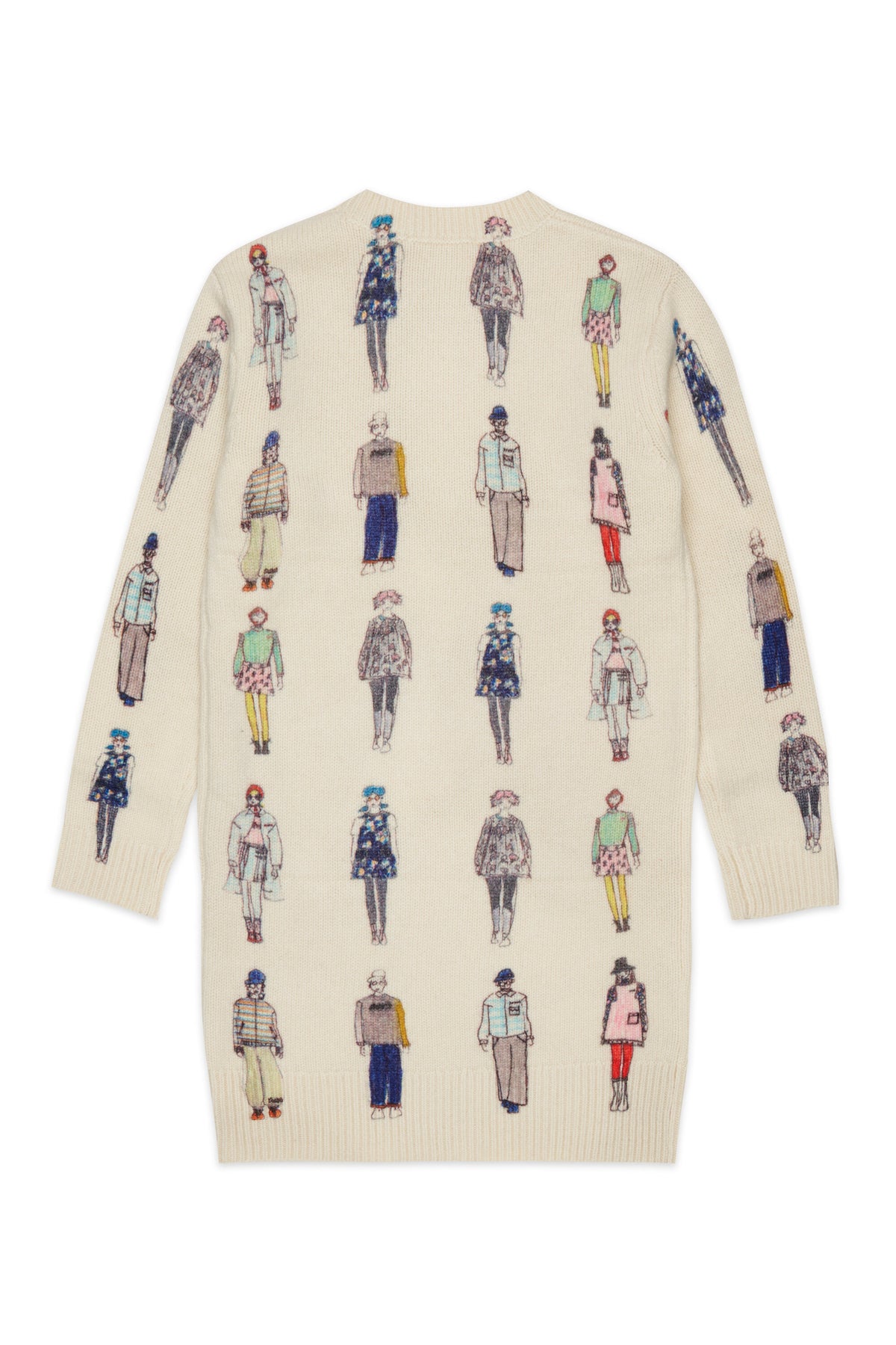 Patterned dress with logo