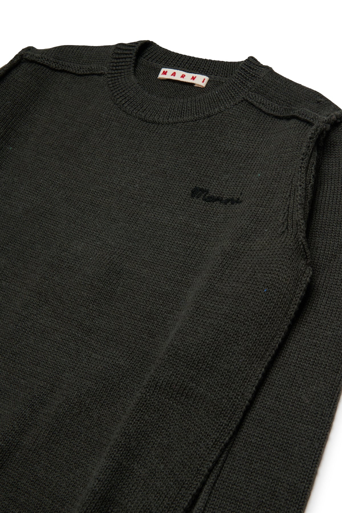Crew-neck pullover with logo