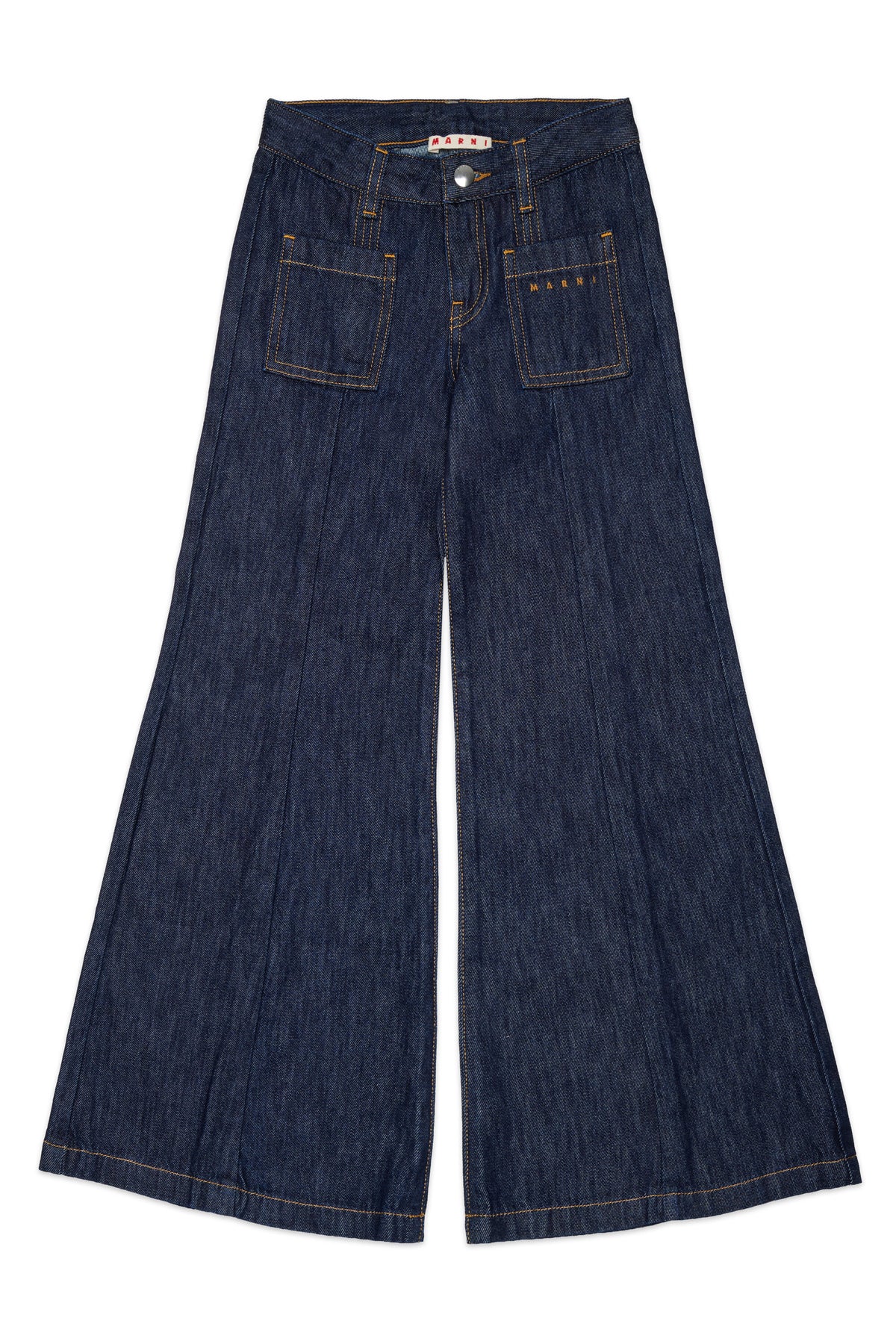 Medium blue flare fit jeans