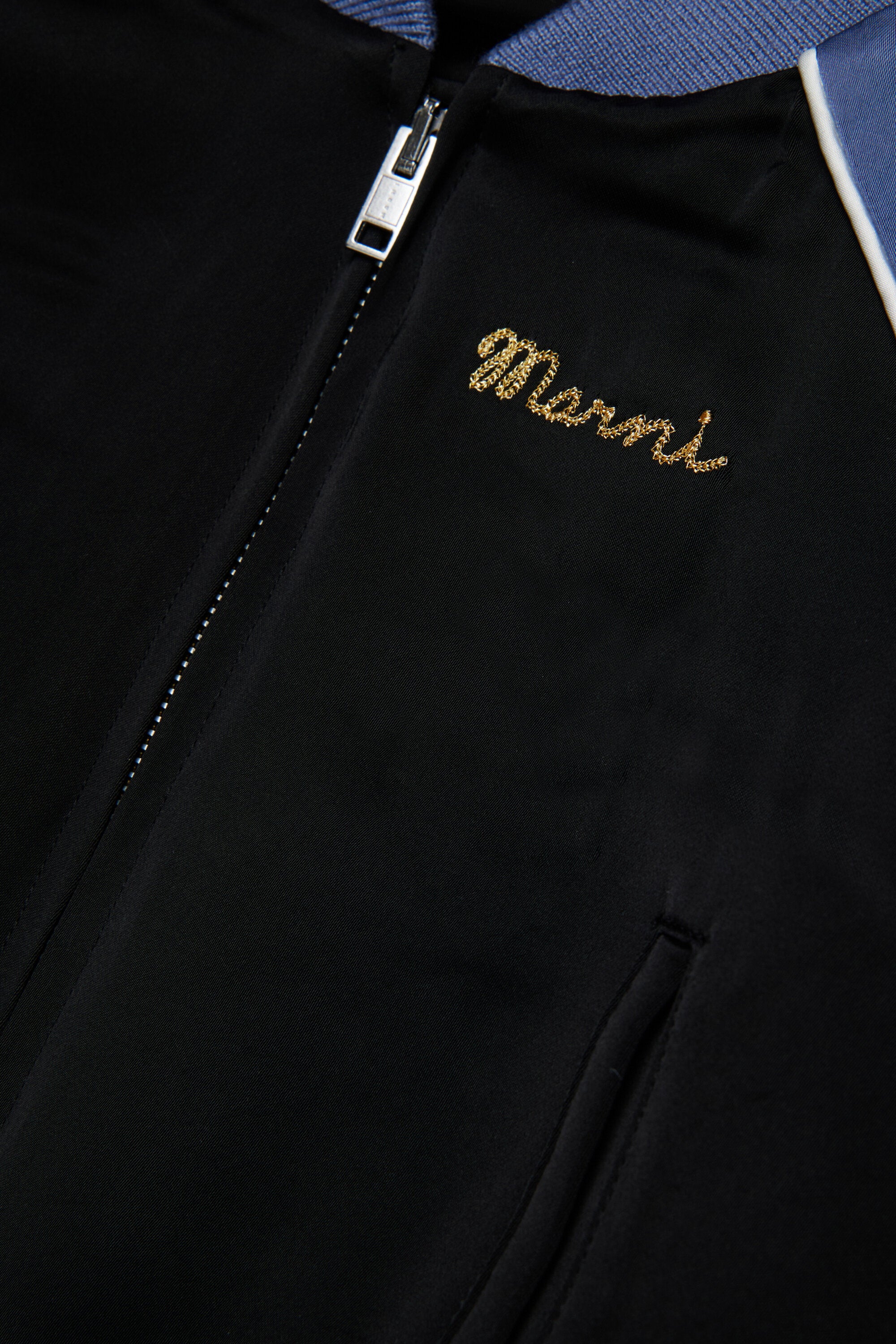 Bomber jacket with logo