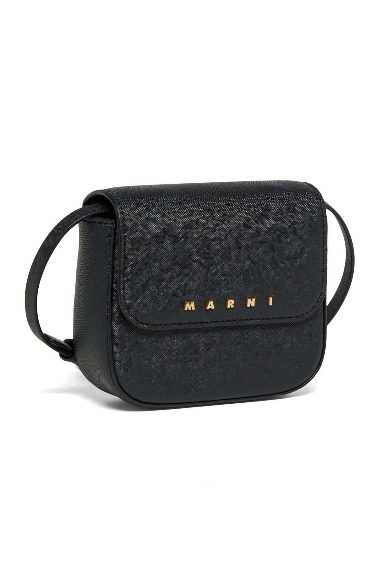 Punk crossbody bag with front flap
