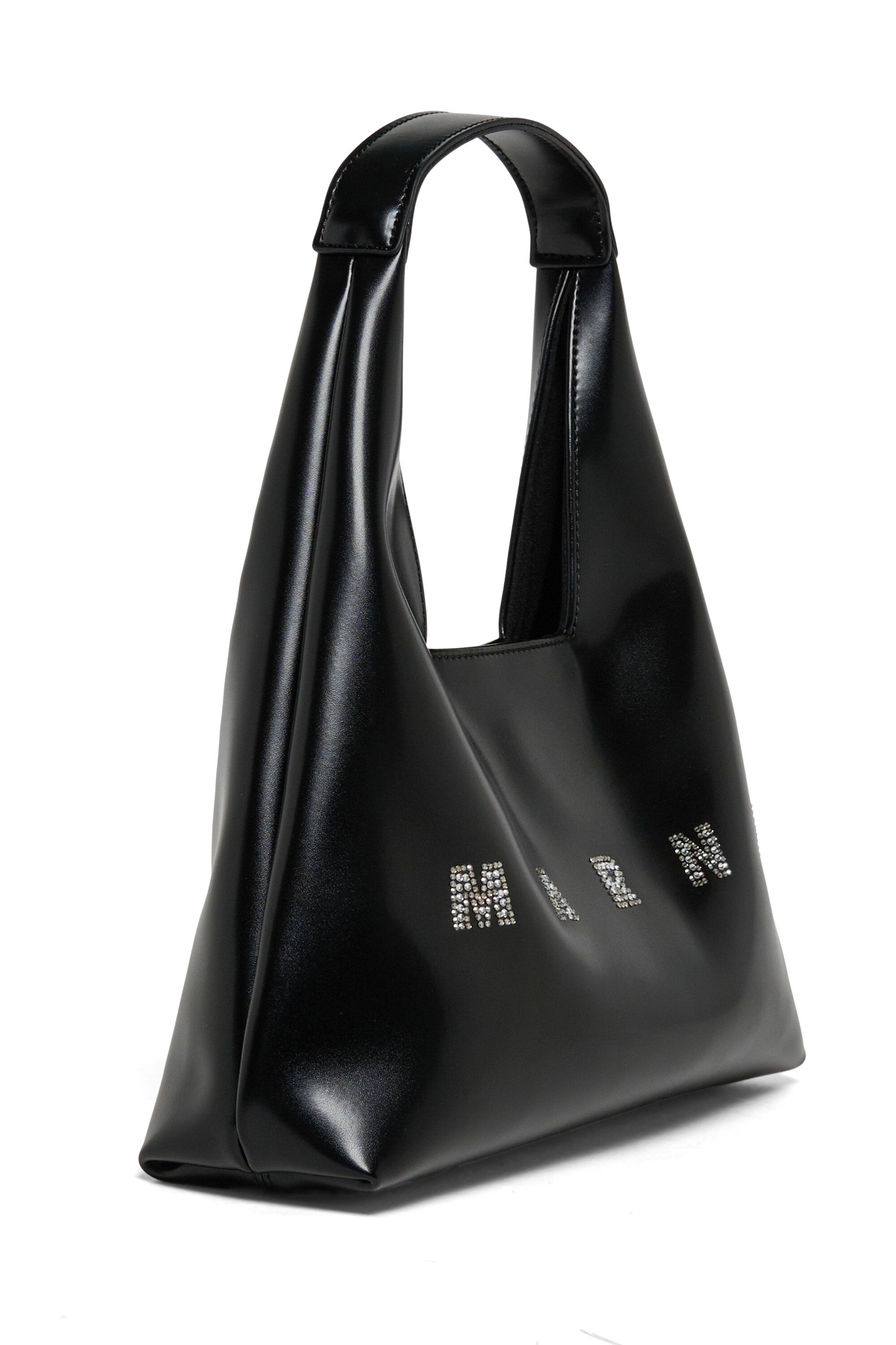 Diamond shoulder bag with logo