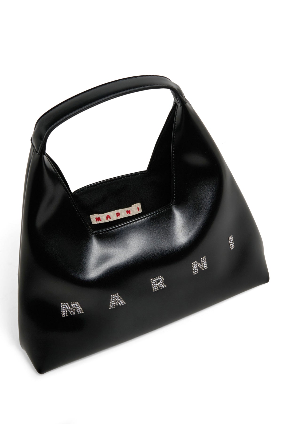 Diamond shoulder bag with logo