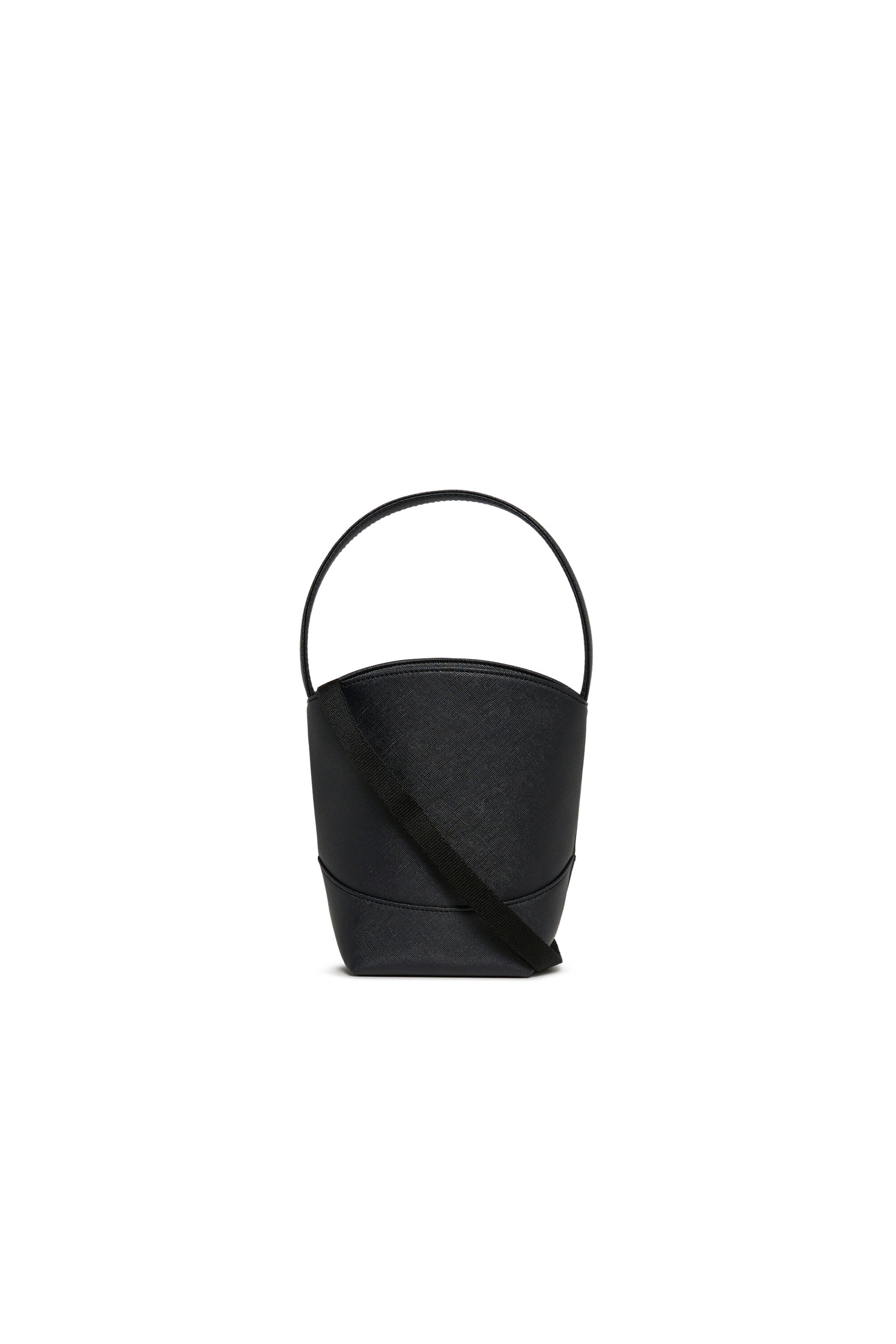 Flower basket crossbody bag with logo
