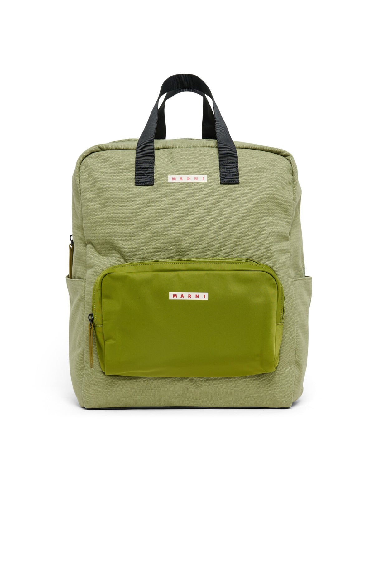 Cotton backpack with front pocket